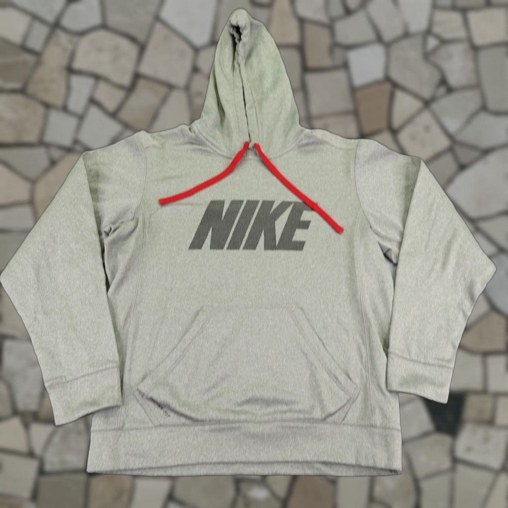 Nike Nike Hoodie Mens Small Gray Therma Fit Pullover Sweatshirt Logo Size US S / EU 44-46 / 1 - 1 Thumbnail