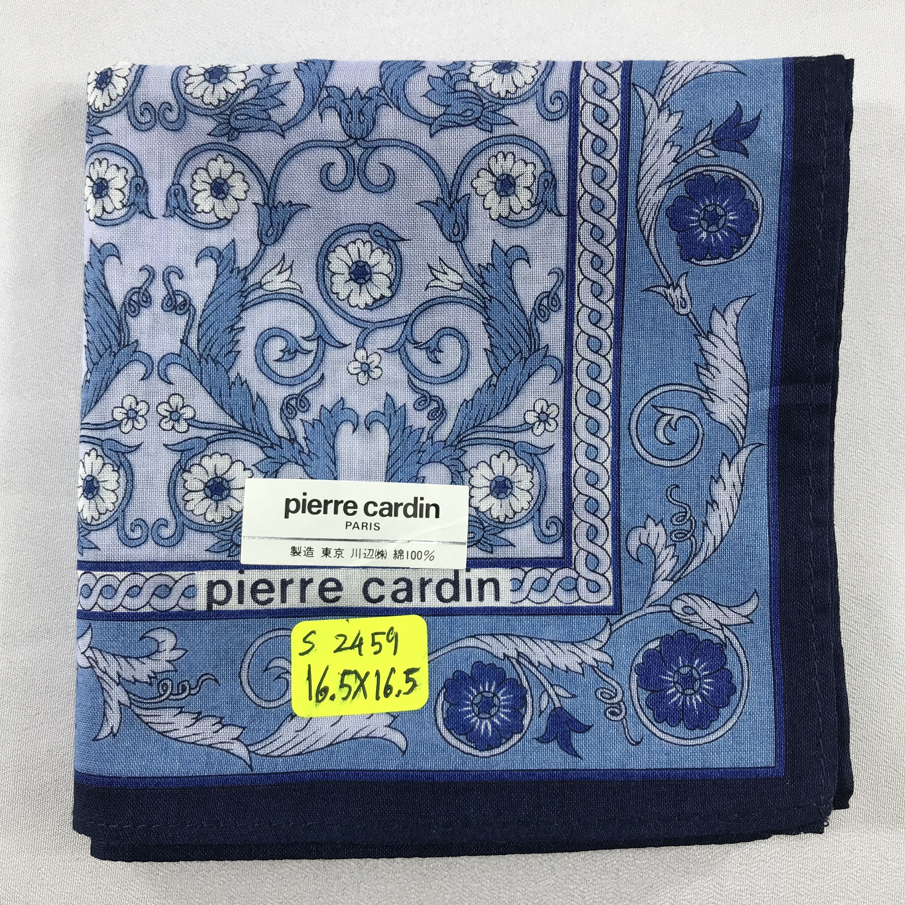 Pierre Cardin × Vintage Pierre Cardin Bandana / Handkerchief / Neckerchief - S2459 Size ONE SIZE - 5 Thumbnail