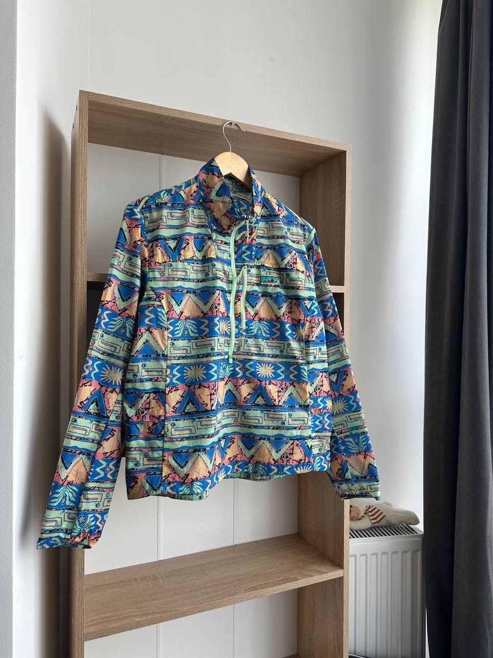 Patagonia × Vintage Vintage Patagonia Women’s Zip Pullover Print Jacket Size M / US 6-8 / IT 42-44 - 3 Thumbnail