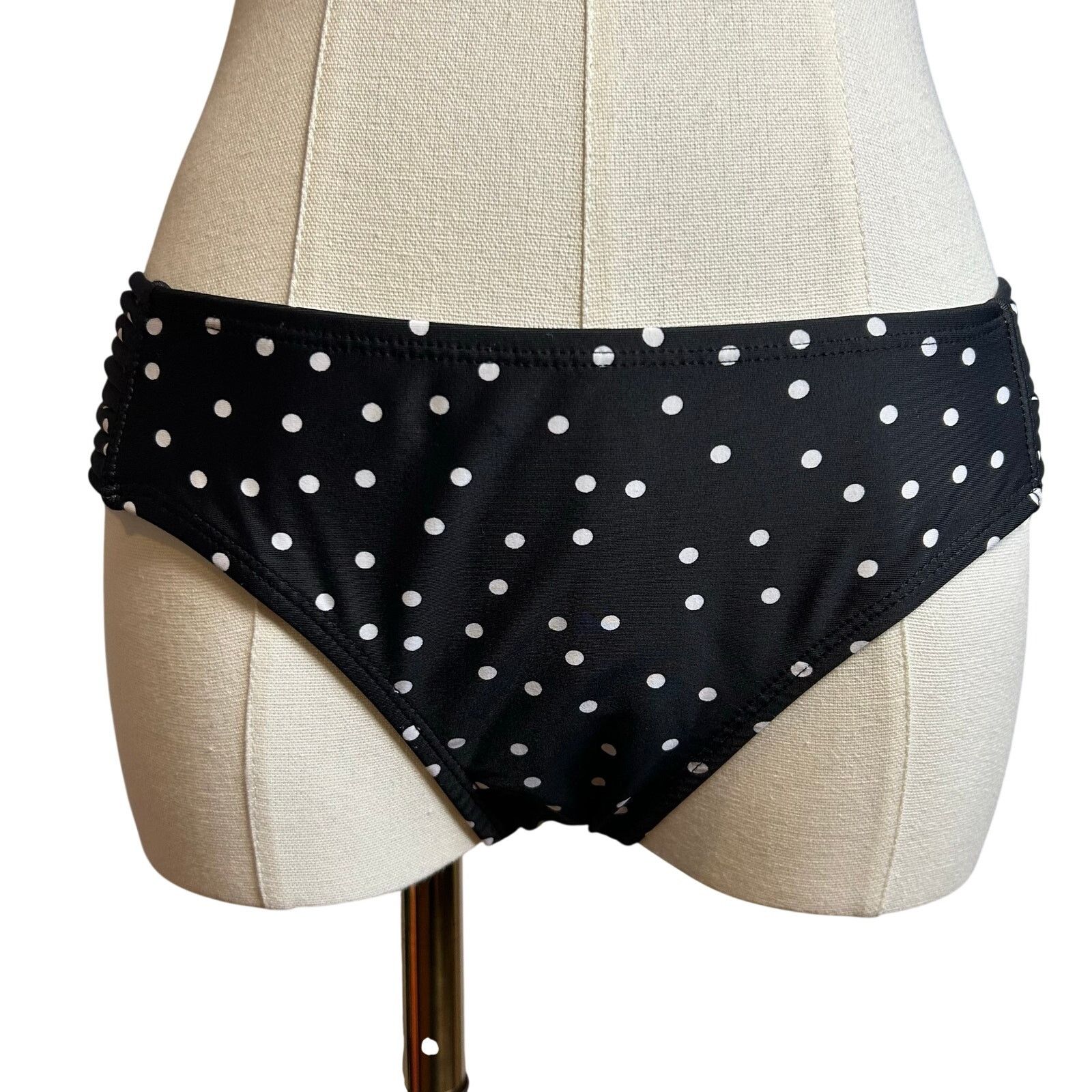 Other × Target Basics Black White Strappy Side Bikini Bottom Swim Medium Coquette Size ONE SIZE - 14 Thumbnail