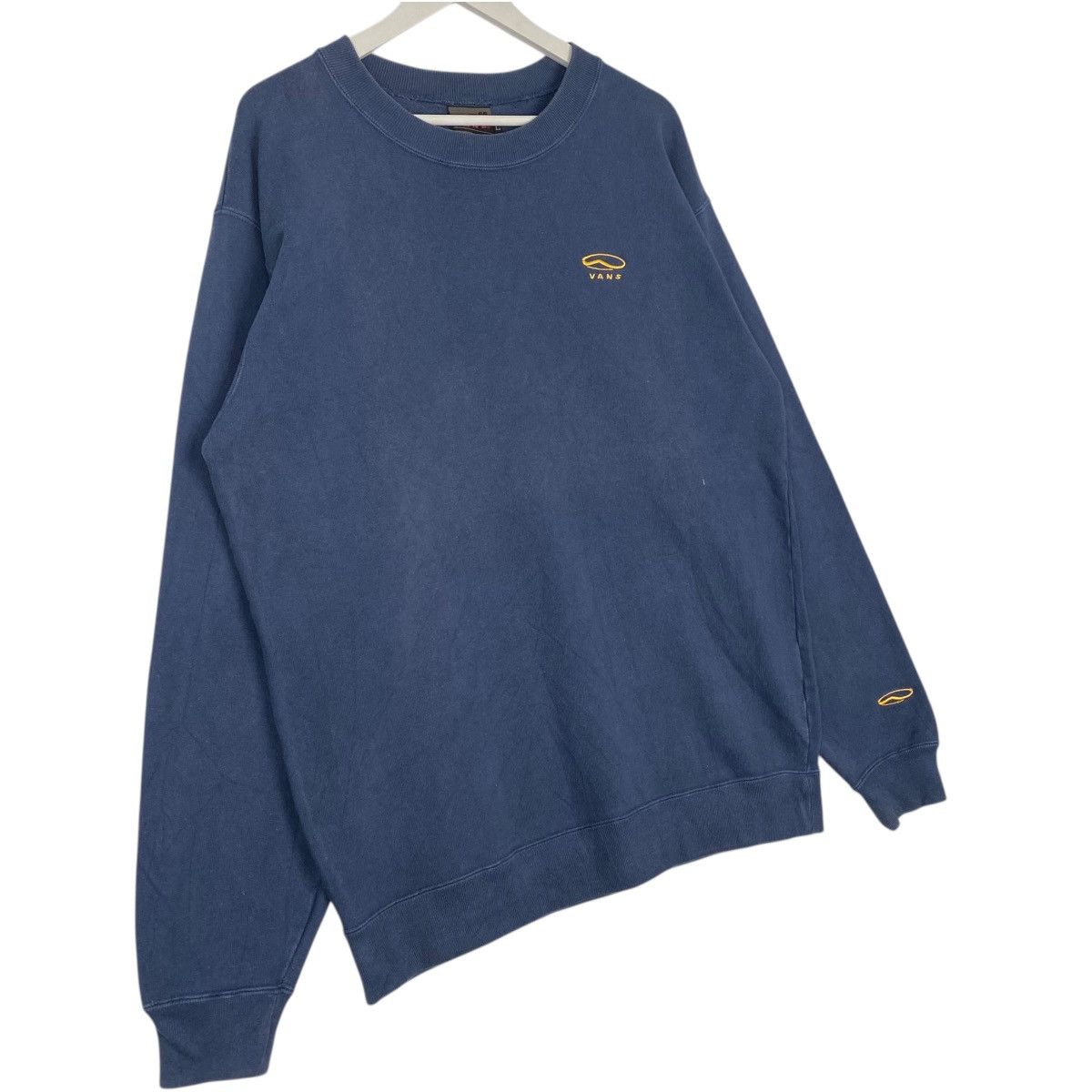 Vintage Vintage Vans Embroidered Sweatshirt Crewneck Blue Size L Size US L / EU 52-54 / 3 - 3 Thumbnail