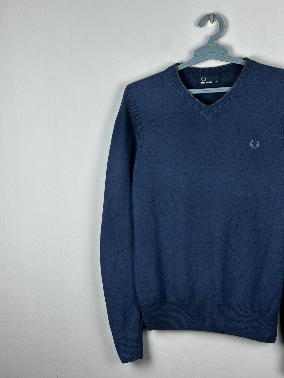 Fred Perry Fred Perry Blue Wool Sweater Size S Size US S / EU 44-46 / 1 - 2 Thumbnail