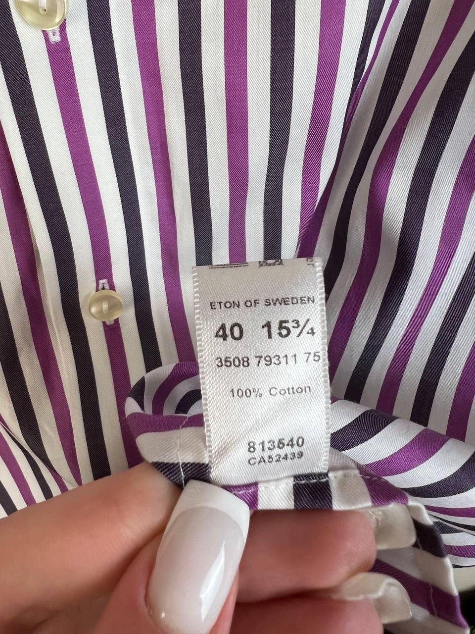 Vintage Eton luxury shirt size S Size US S / EU 44-46 / 1 - 3 Thumbnail