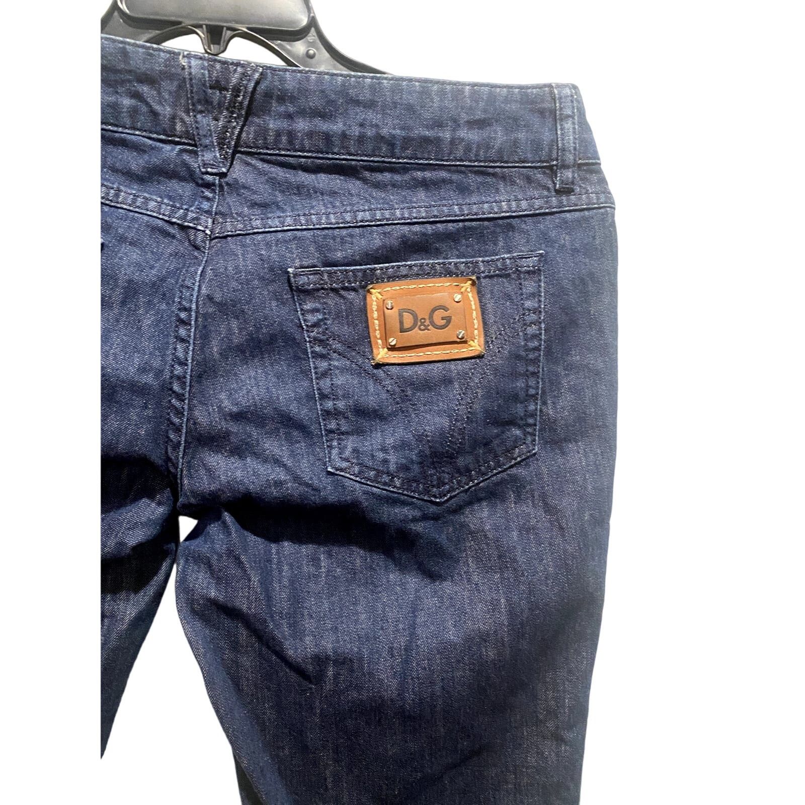 Dolce & Gabbana Dolce & Gabbana Hotty Fit and Flare Jeans Blue 31 Size 31" - 3 Thumbnail