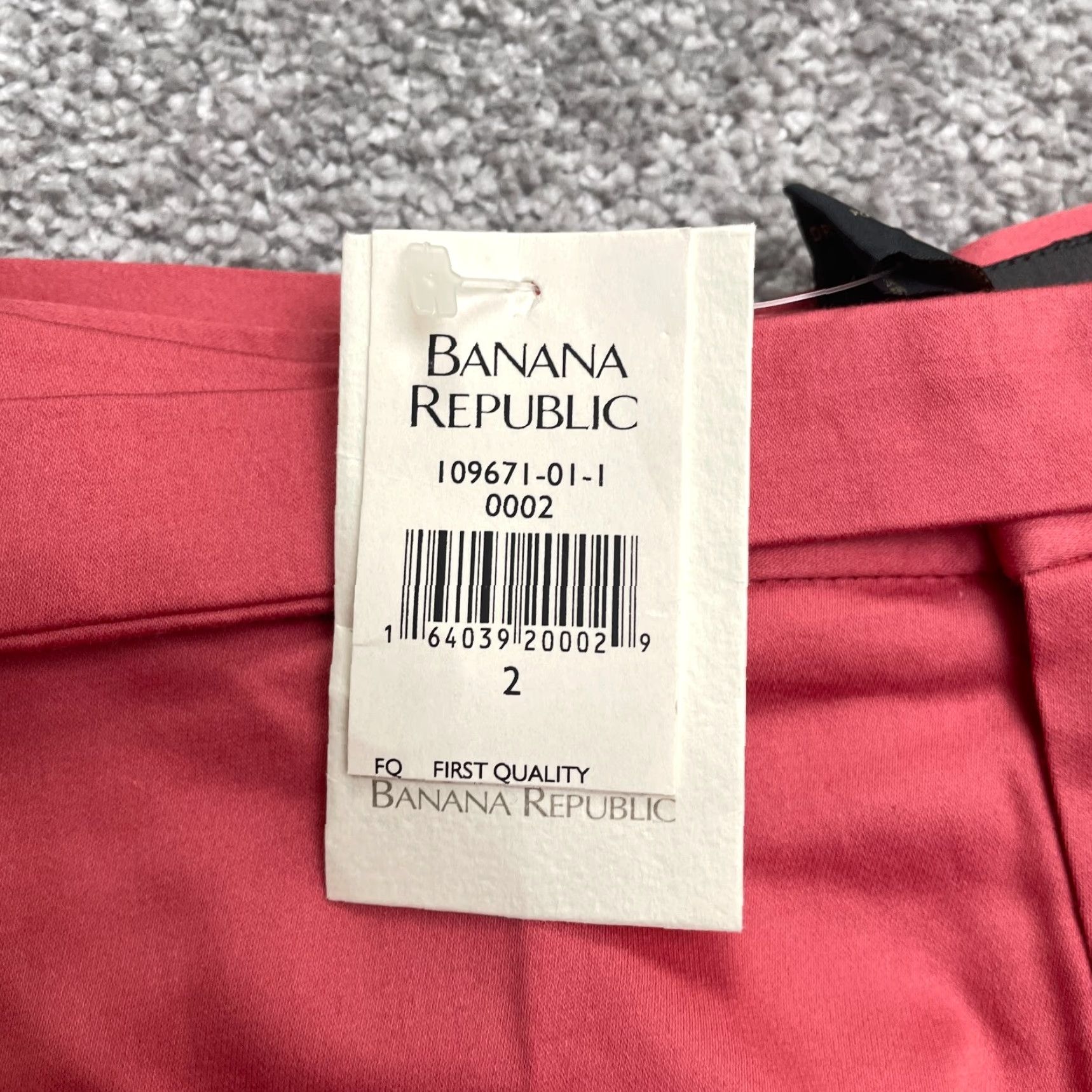 VINTAGE Banana Republic Women's Dress Pants Wide Leg Belted Orange - Main Image