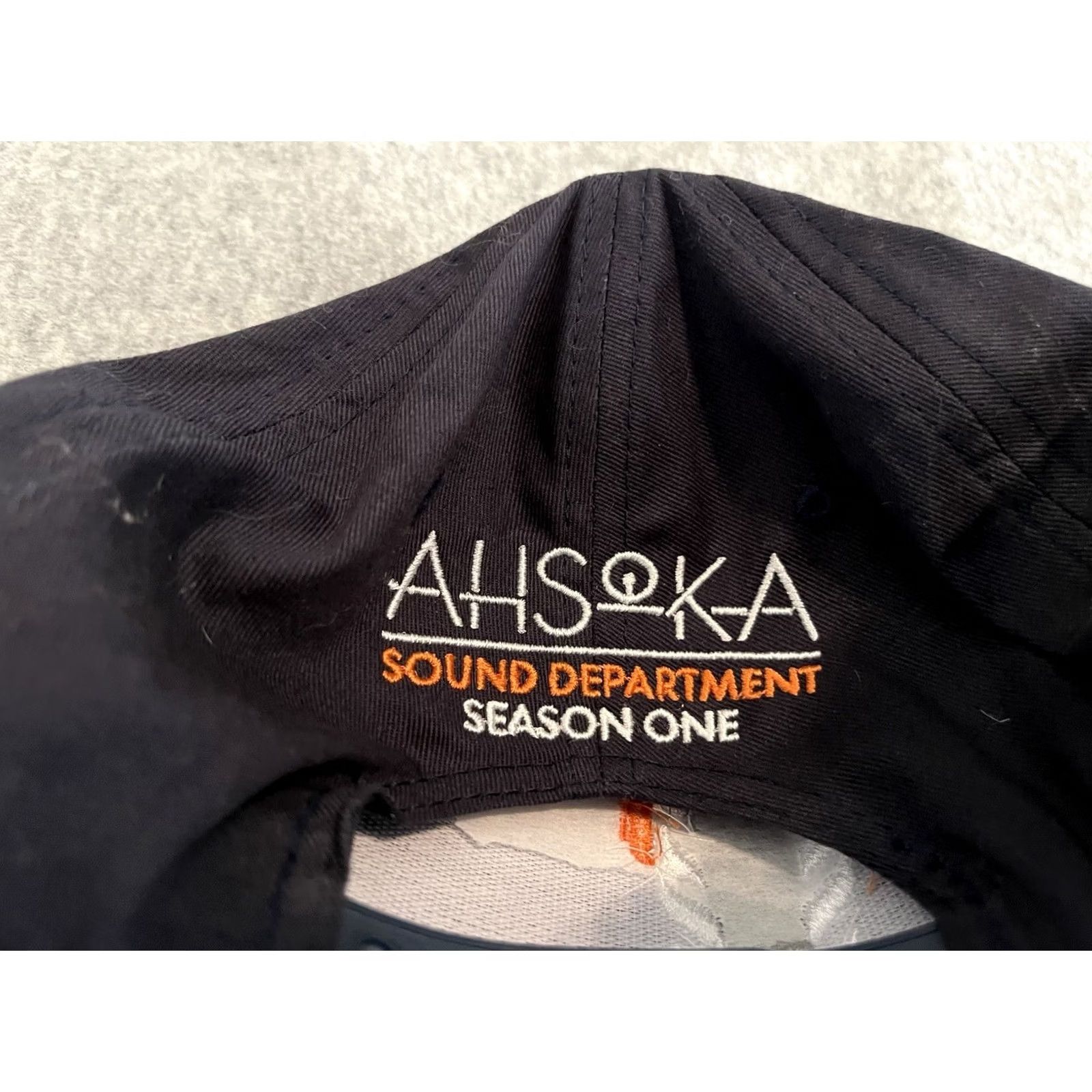Star Wars VINTAGE RARE Ahsoka Star Wars Baseball Cap Hat Unisex Adults Adjustable Black Cap Functional Sound Department Crew Cobra Size ONE SIZE - 3 Thumbnail
