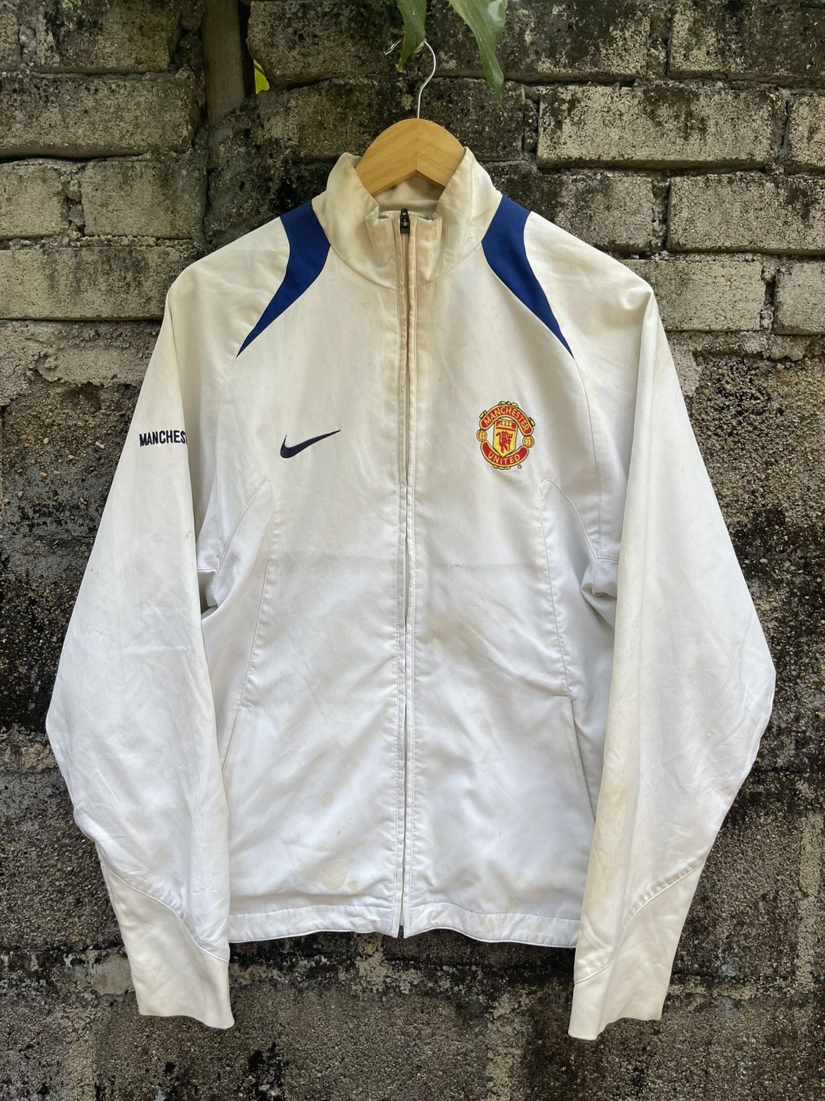 Nike × Vintage Nike Manchester United Track Jacket - Retro Football Style Size US M / EU 48-50 / 2 - 1 Thumbnail