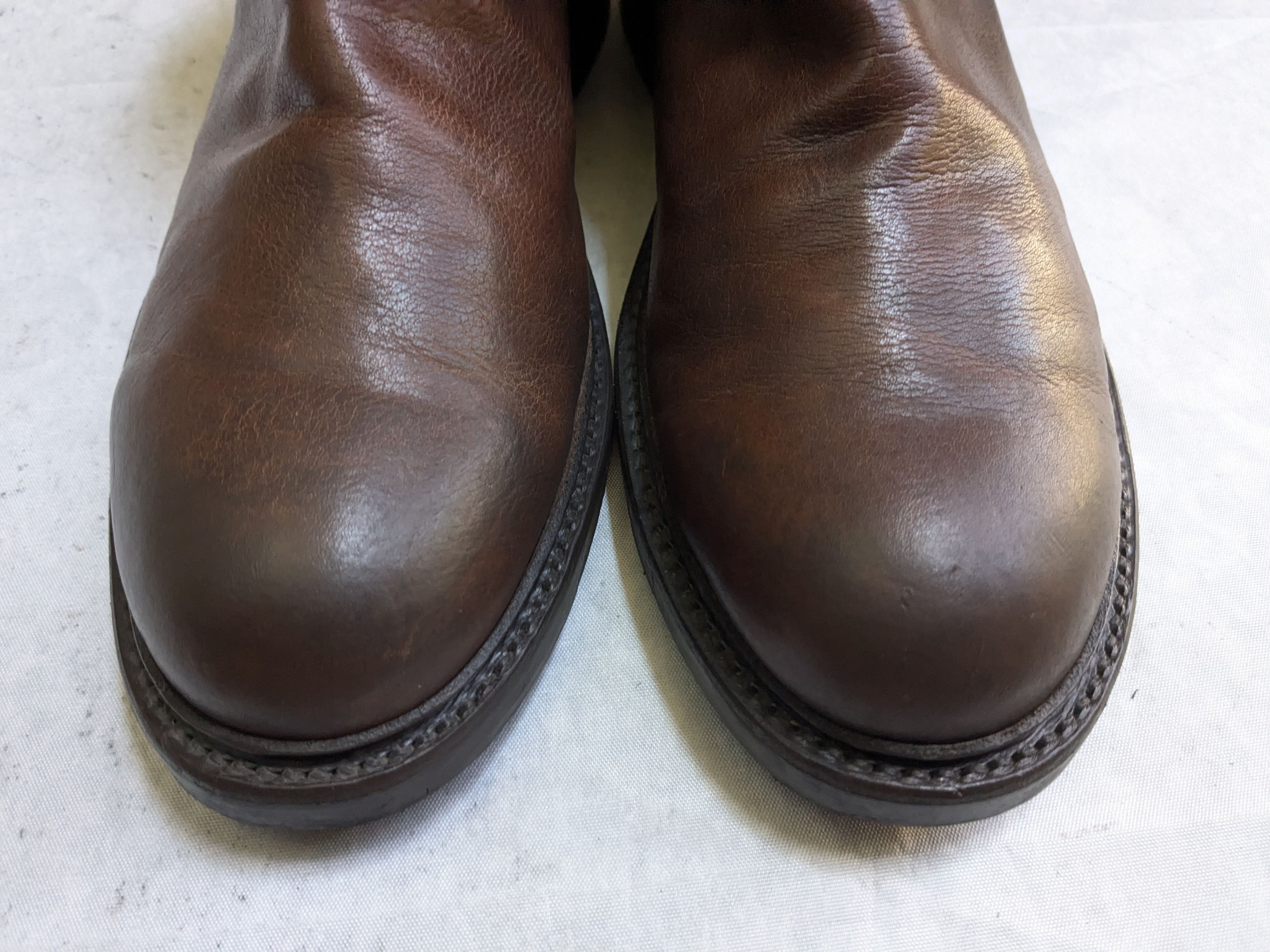 Frye Frye Harness Brown Leather 9 D Leather Buckle Punk Size US 9.5 / EU 42-43 - 3 Thumbnail