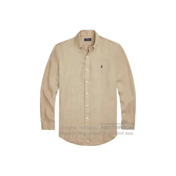 Polo Ralph Lauren Polo Ralph Lauren Pony Logo Linen Long Sleeve Shirt. Size US M / EU 48-50 / 2 - 1 Thumbnail
