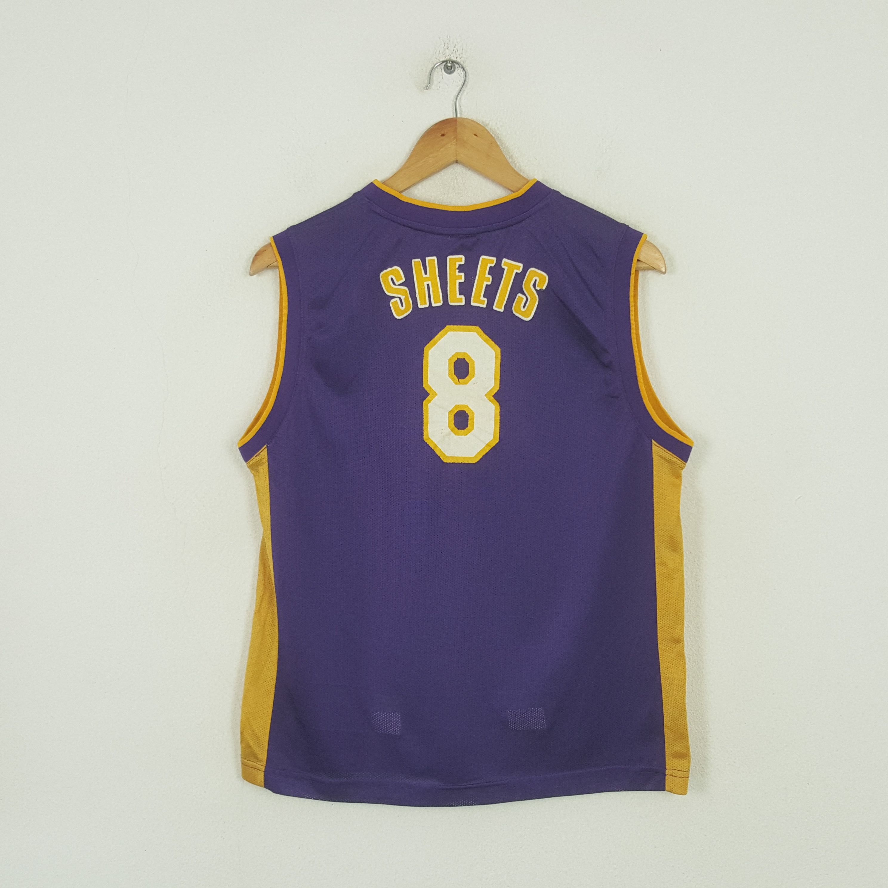 Reebok Vintage Reebok Lakers 8 Basketball Team NBA Jersey RR6 Size US M / EU 48-50 / 2 - 3 Thumbnail