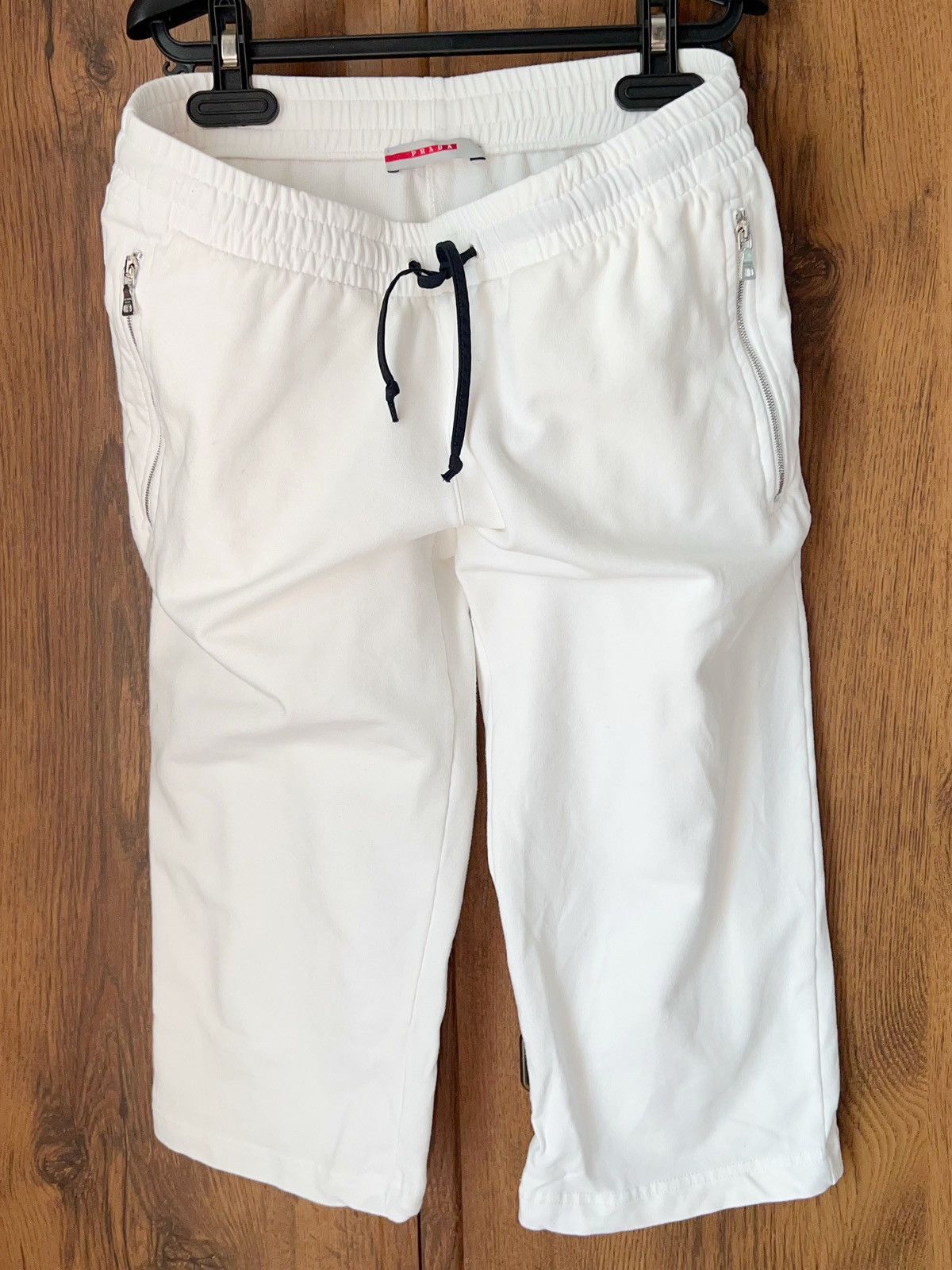 Prada Prada White skinny Shorts Vintage Size US 29 - 5 Thumbnail