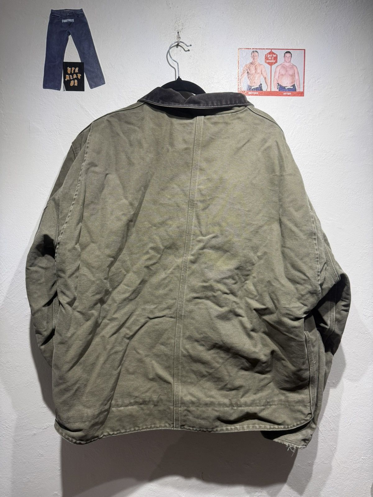 Carhartt Y2k Carhartt pine green sherpa jacket Size US XL / EU 56 / 4 - 2 Thumbnail