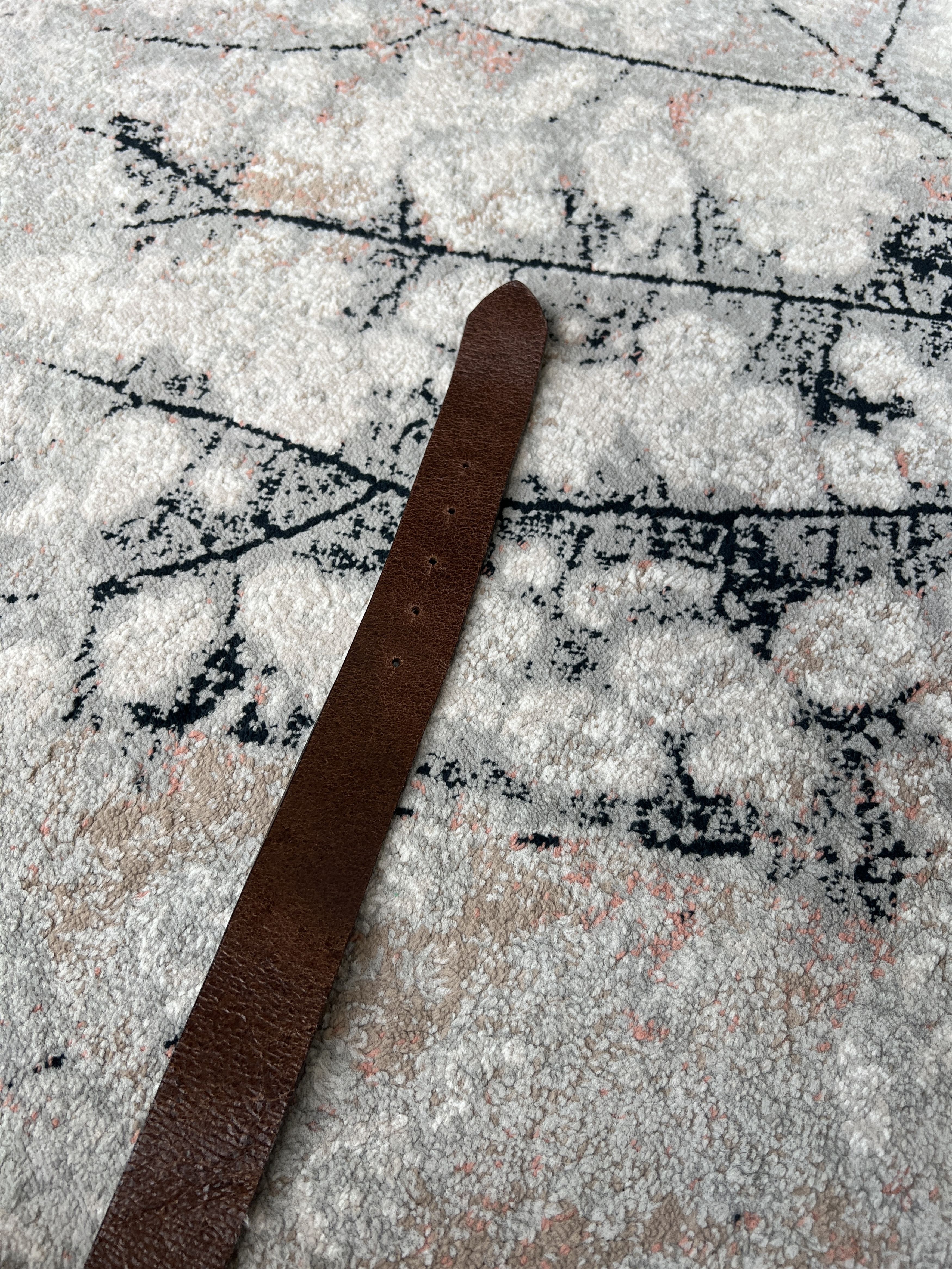 Vintage Echt Leder Vintage Belt Size ONE SIZE - 6 Thumbnail