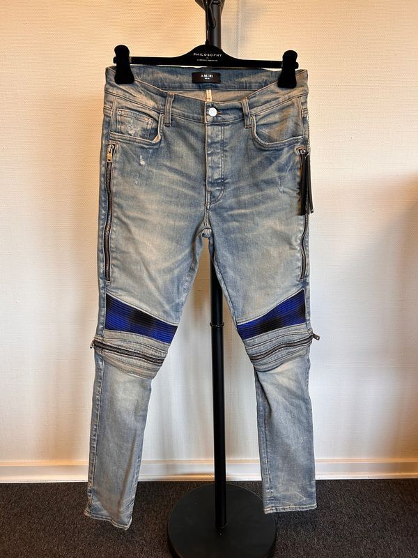 Amiri Amiri MX2 Clay Indigo Denim Jeans Size US 33 - 1 Thumbnail