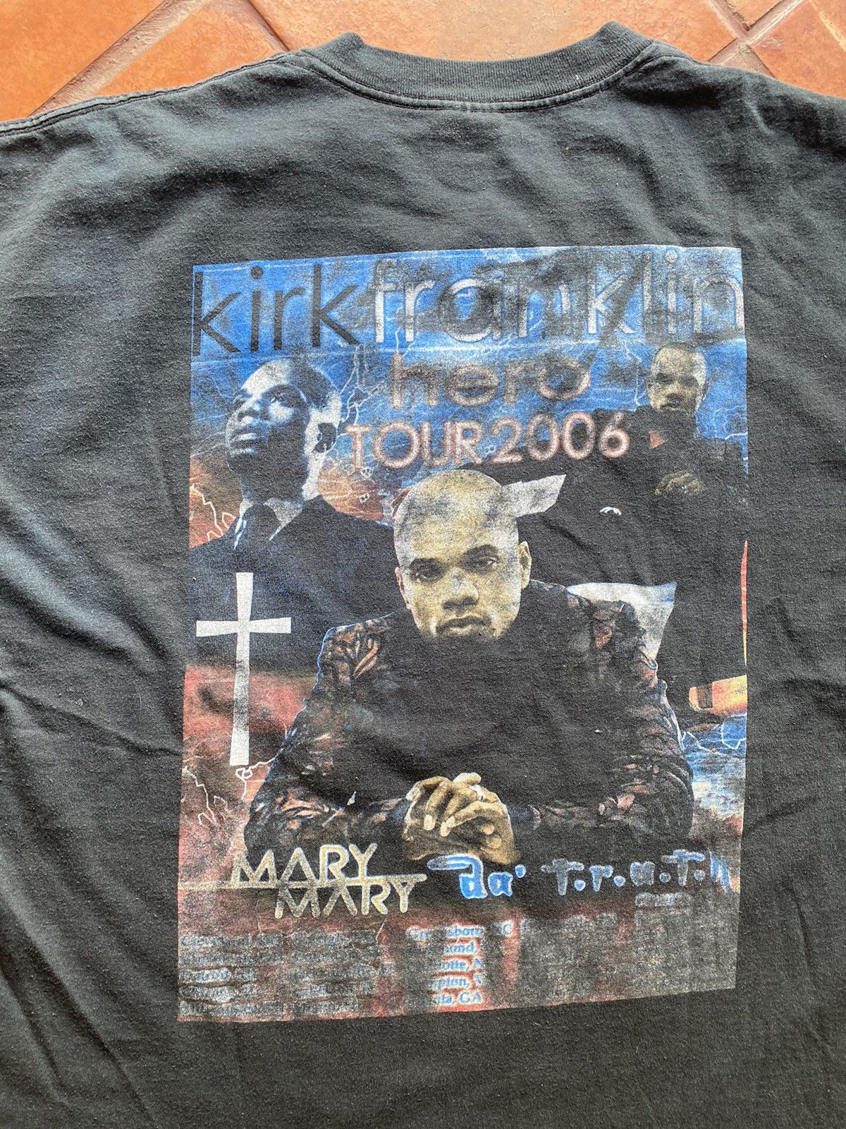 Rap Tees Kirk Franklin hero Tour 2006 Vintage T shirt Size US XXL / EU 58 / 5 - 5 Thumbnail