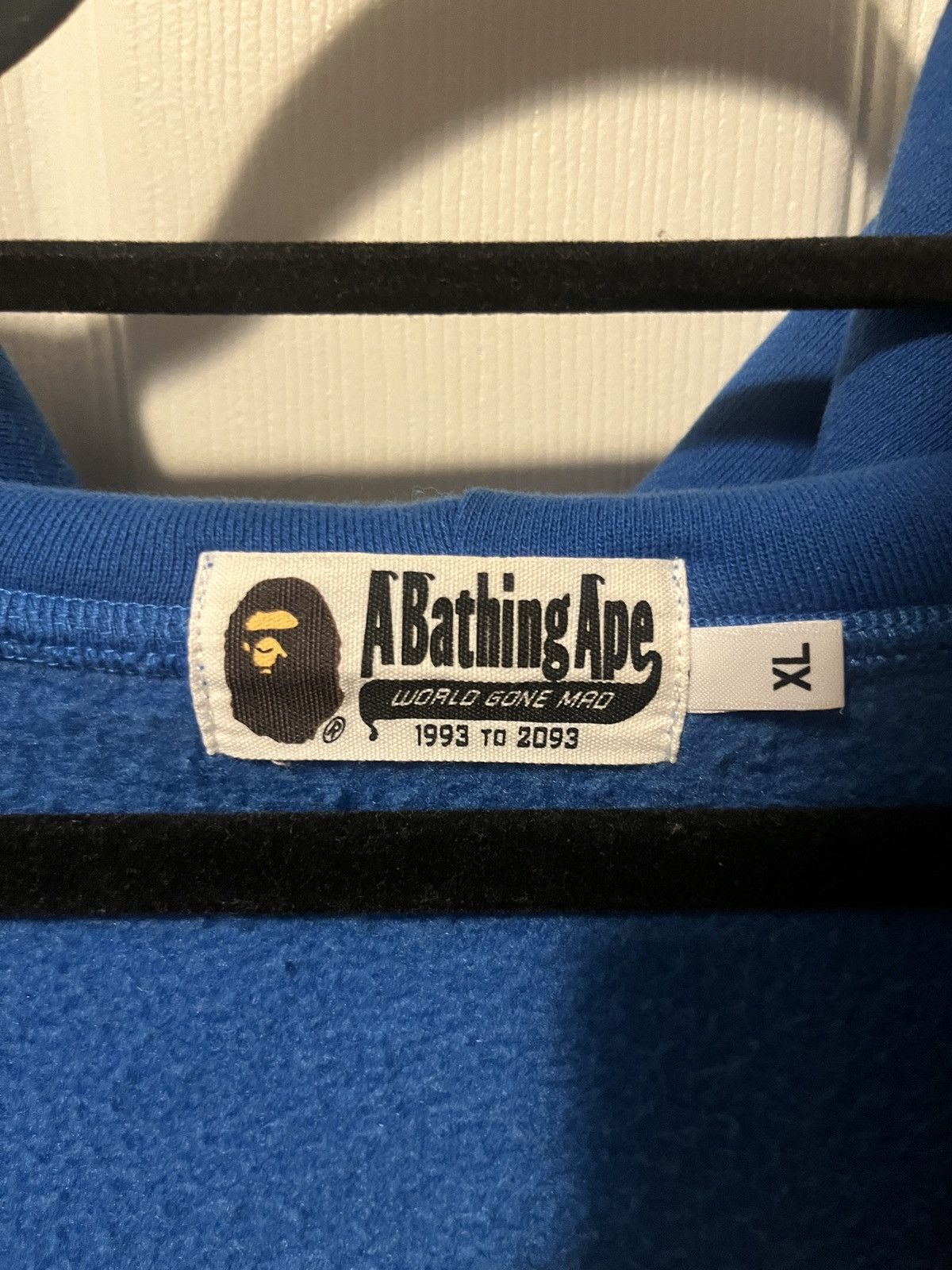 Bape BAPE Flame Logo Zip Up Hoodie Size US XL / EU 56 / 4 - 4 Thumbnail