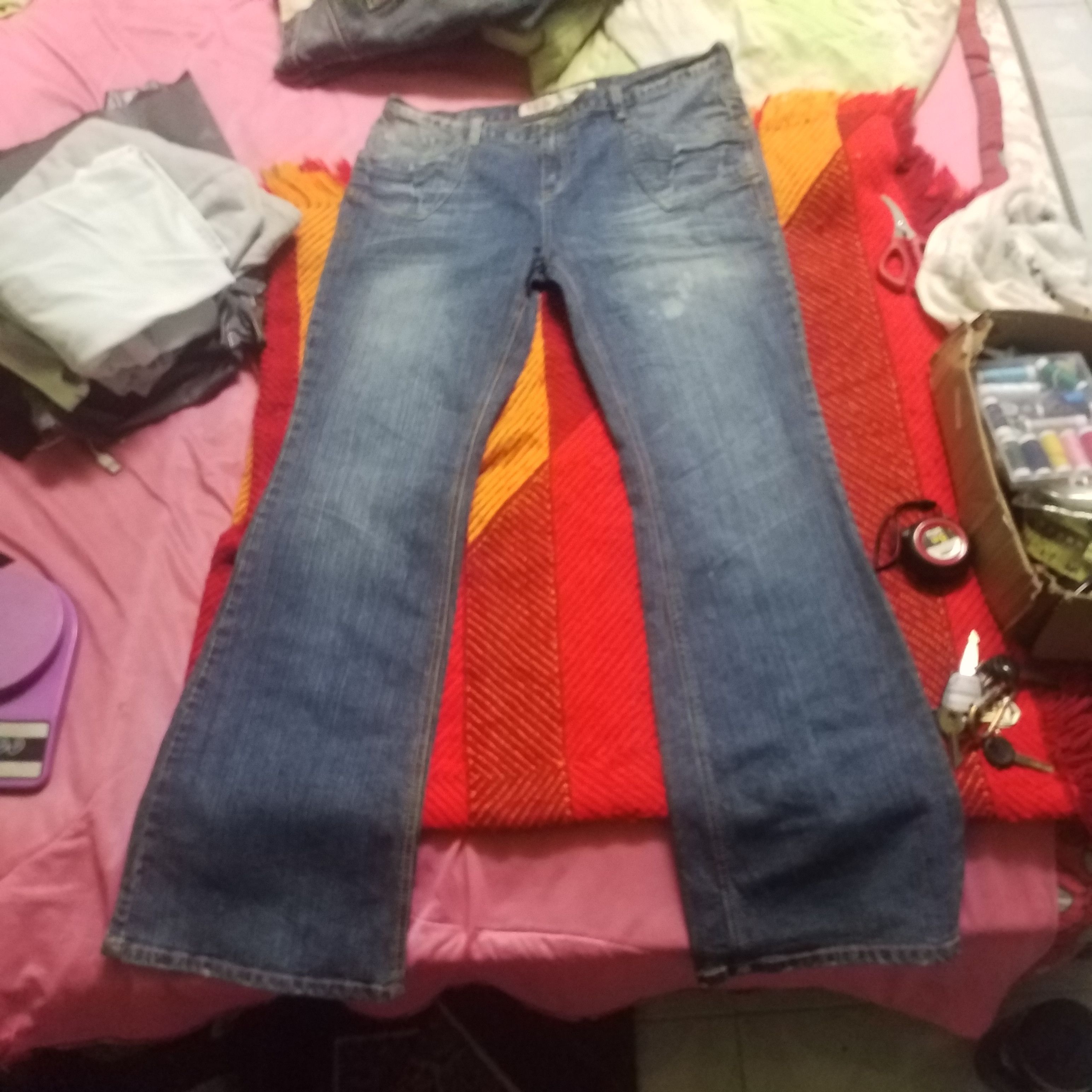 Mossimo ELASTIC MOSSIMO FLARE LOW RISE Size 36" / US 14 / IT 50 - 1 Thumbnail