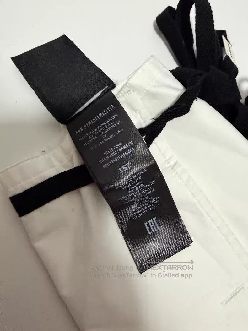 Ann Demeulemeester Ann Demeulemeester Fake Cuff Band Cuff Accessory Size ONE SIZE - 7 Thumbnail