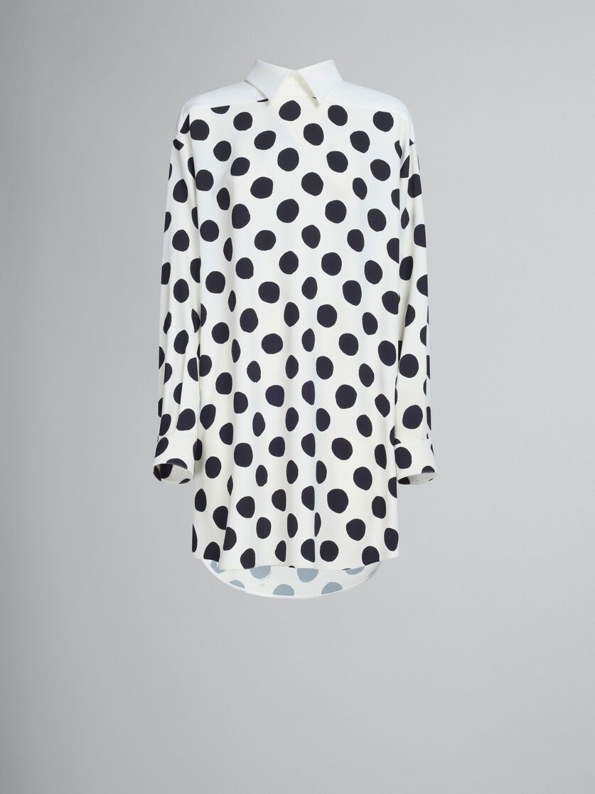 Marni o1y1025 Mini Dress in White/Black Size XS / US 0-2 / IT 36-38 - 1 Thumbnail