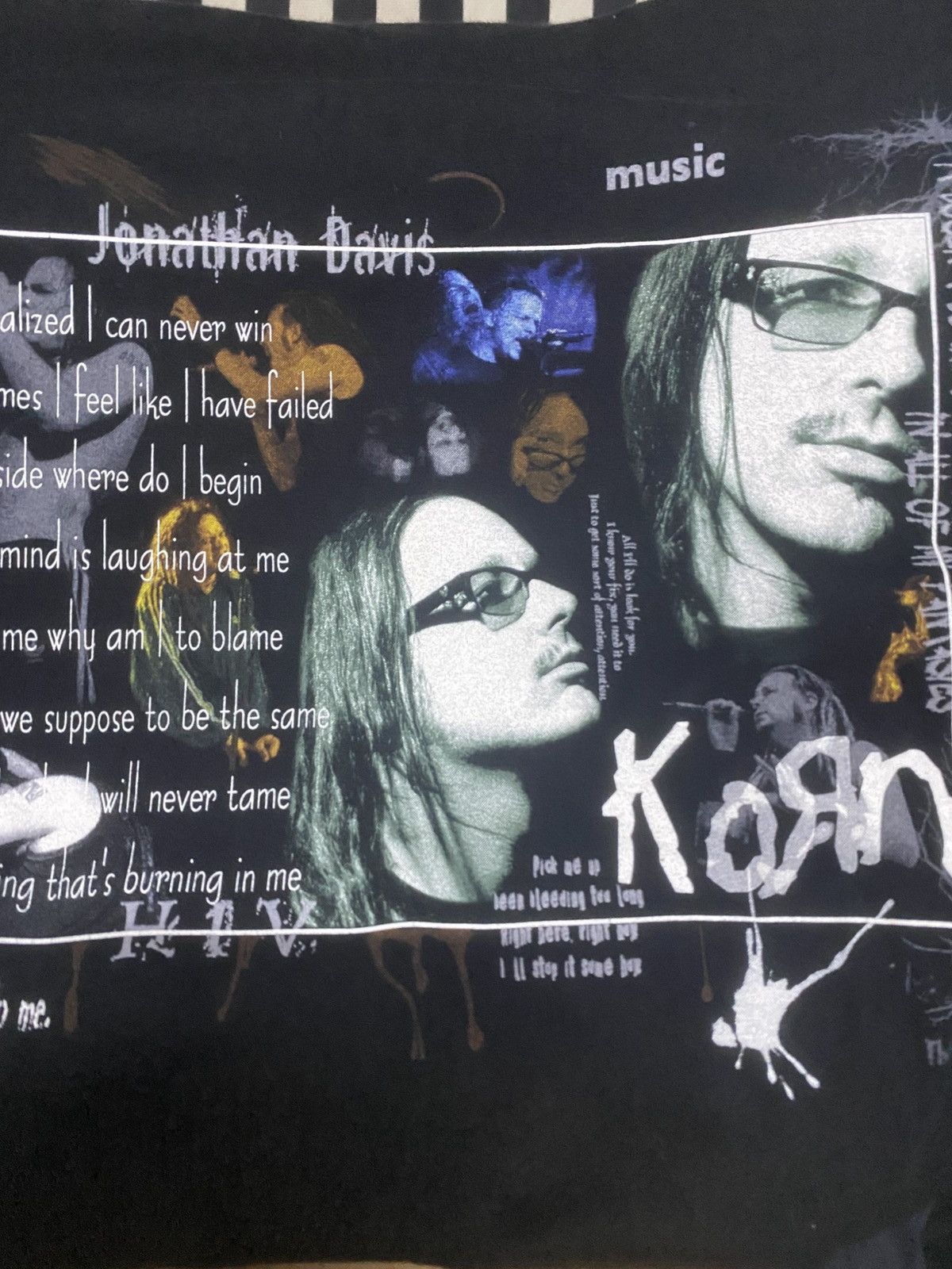 Band Tees Vintage Korn Tee Size US XL / EU 56 / 4 - 5 Thumbnail
