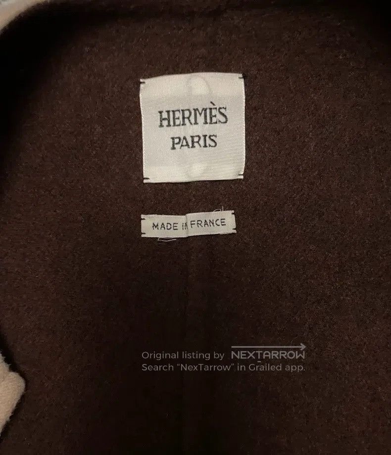 Hermes Hermes Cream Cashmere Vest - One Side Cream, One Side Cara Size XS / US 0-2 / IT 36-38 - 5 Thumbnail