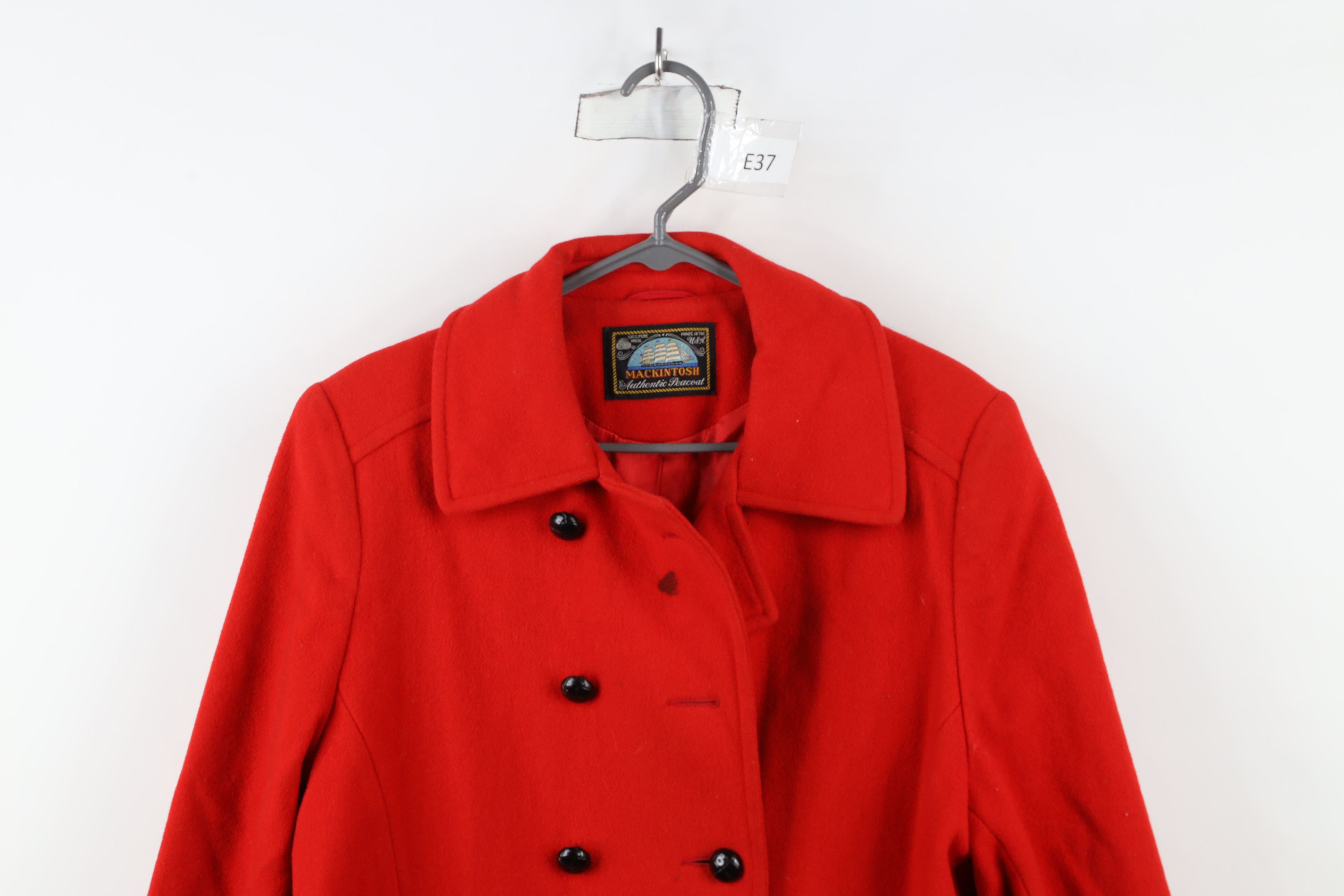 Vintage Vintage 90s Streetwear Breasted Wool Military Jacket USA Size L / US 10 / IT 46 - 2 Thumbnail