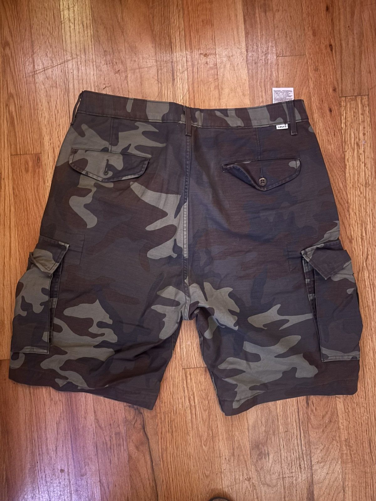 Levi's Vintage Clothing Camo Cargos Size US 33 - 2 Thumbnail