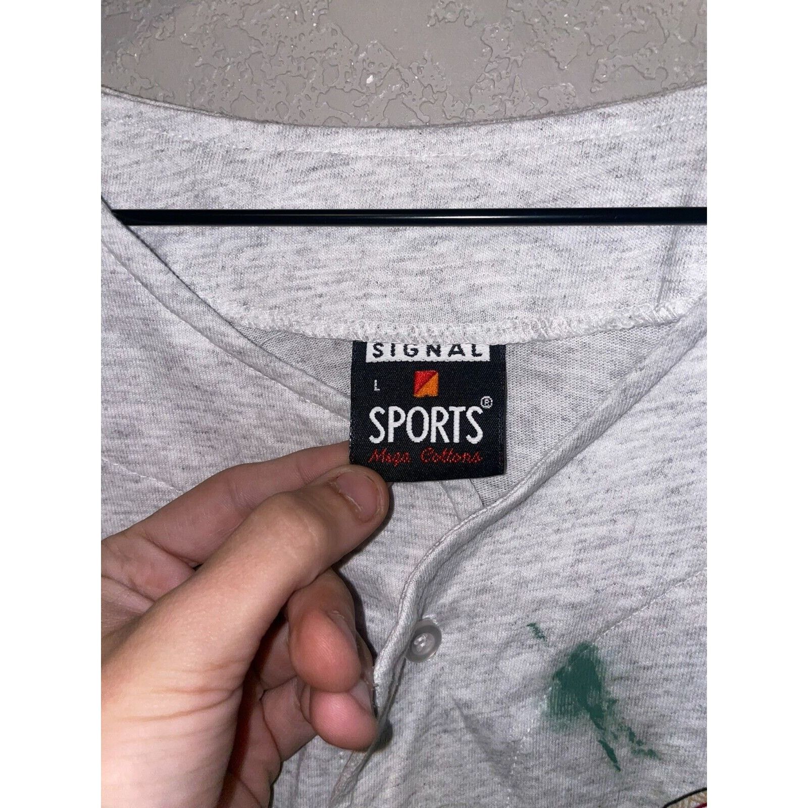 Signal Sport Vintage Cotton Jersey Mount Rushmore Test Print VTG 90s L Size US L / EU 52-54 / 3 - 5 Thumbnail