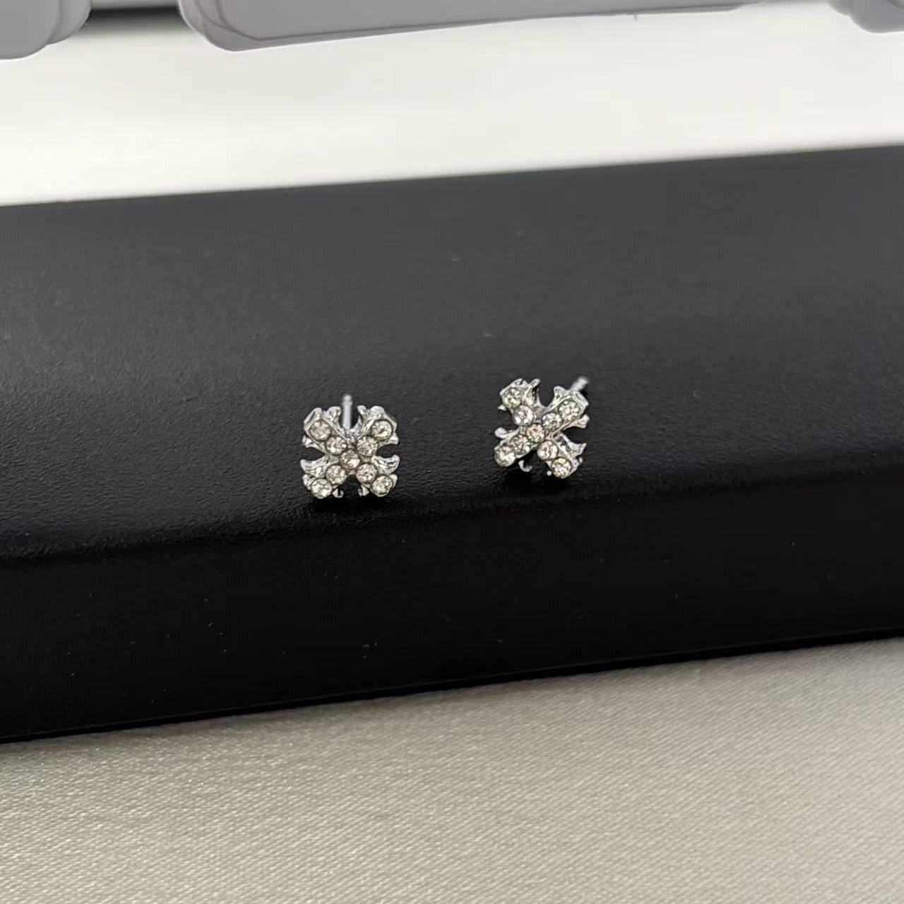 Other 6mm CZ Cross Stud Earrings for Men Women Size ONE SIZE - 5 Thumbnail