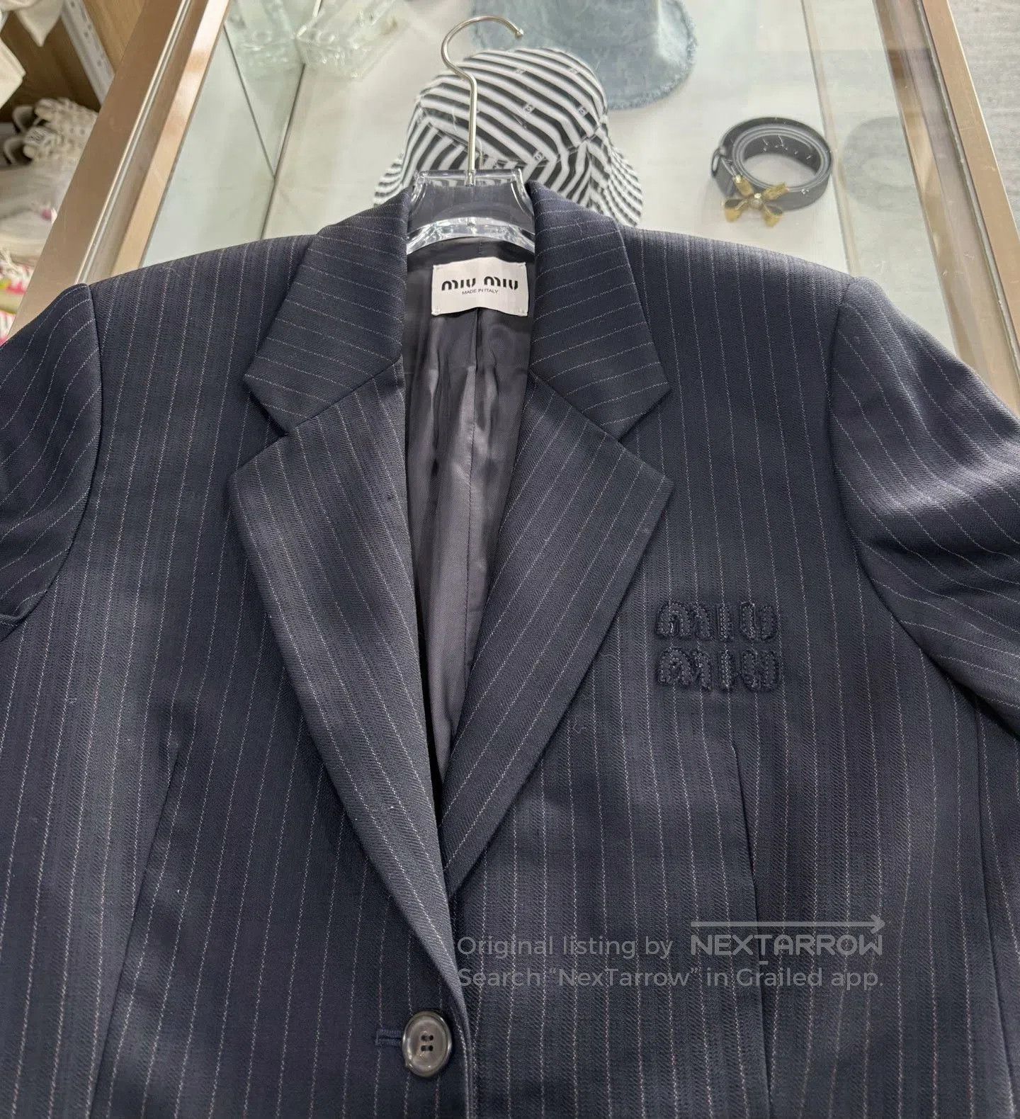 Miu Miu Miu Miu Striped Single. Size S / US 4 / IT 40 - 4 Thumbnail