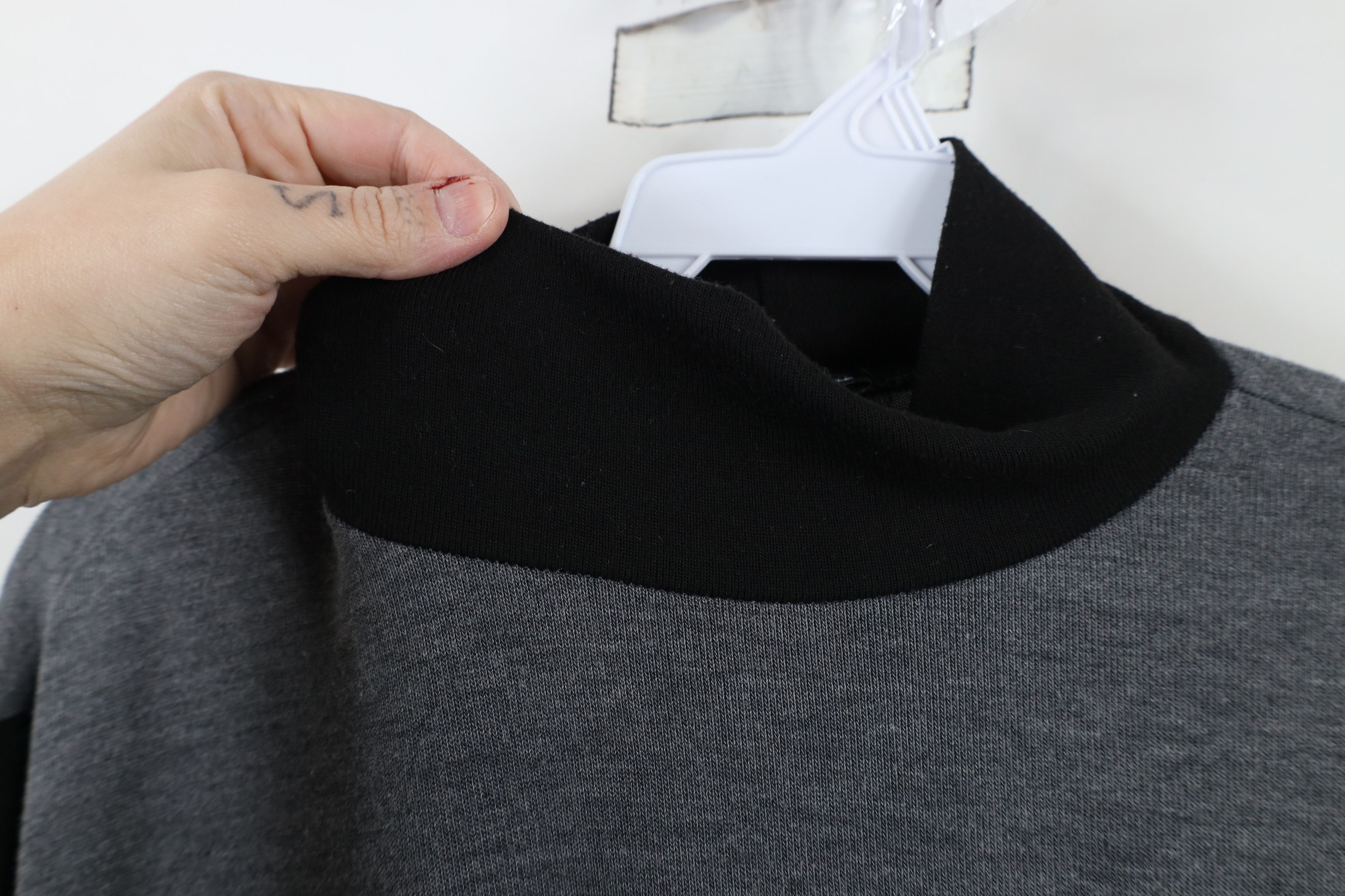 Vintage Slinky Brand Lagenlook Stretch Knit Mock Neck Sweater USA Size L / US 10 / IT 46 - 5 Thumbnail