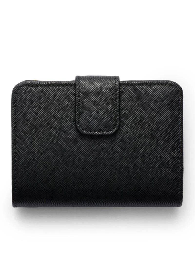 Prada PRADA Saffiano Black Leather Small Wallet New & Authentic Size ONE SIZE - 2 Thumbnail