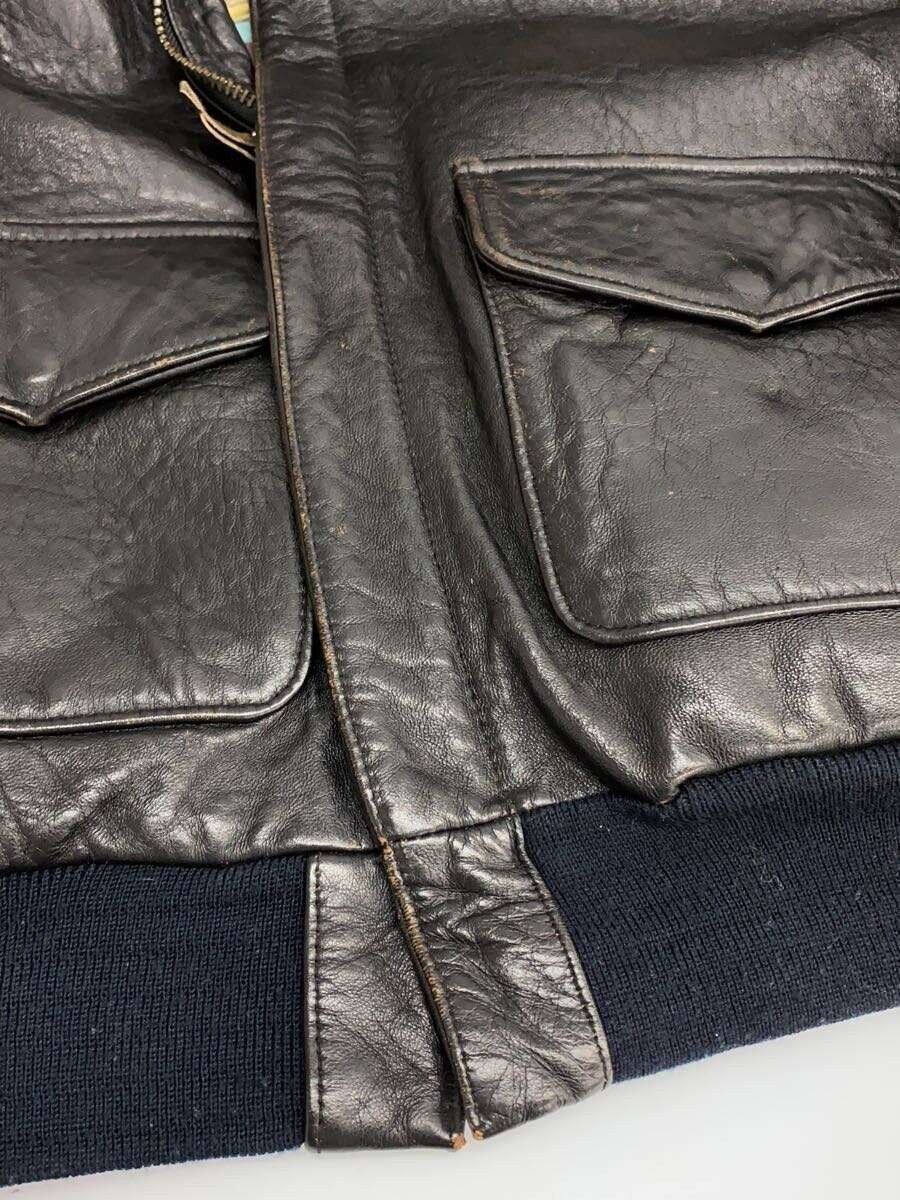Avirex Avirex Leather Flight Jacket Black Size US XS / EU 42 / 0 - 6 Thumbnail