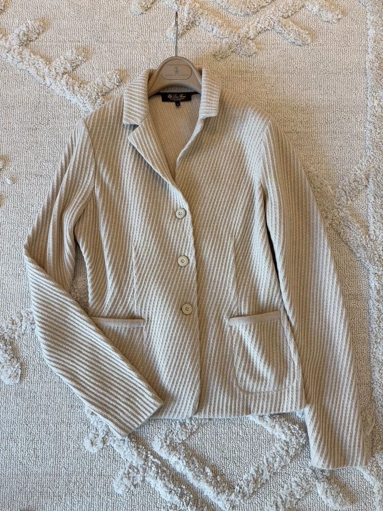 Loro Piana Loro Piana Cashmere Knit Jacket- Size US XL / EU 56 / 4 - 4 Thumbnail