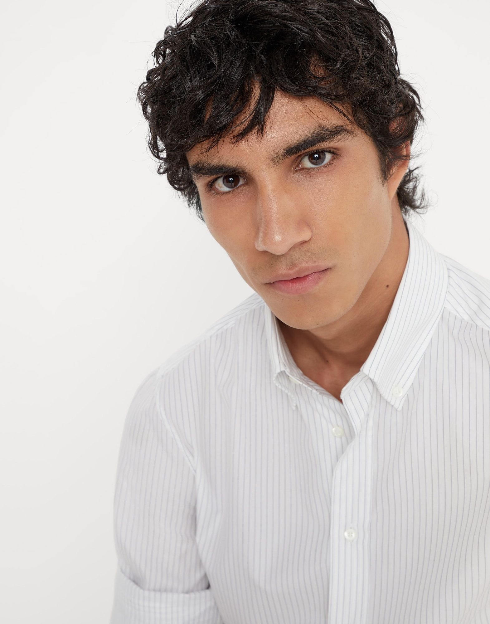 Brunello Cucinelli o1la1rc1a0925 Shirt in White Size US L / EU 52-54 / 3 - 3 Thumbnail
