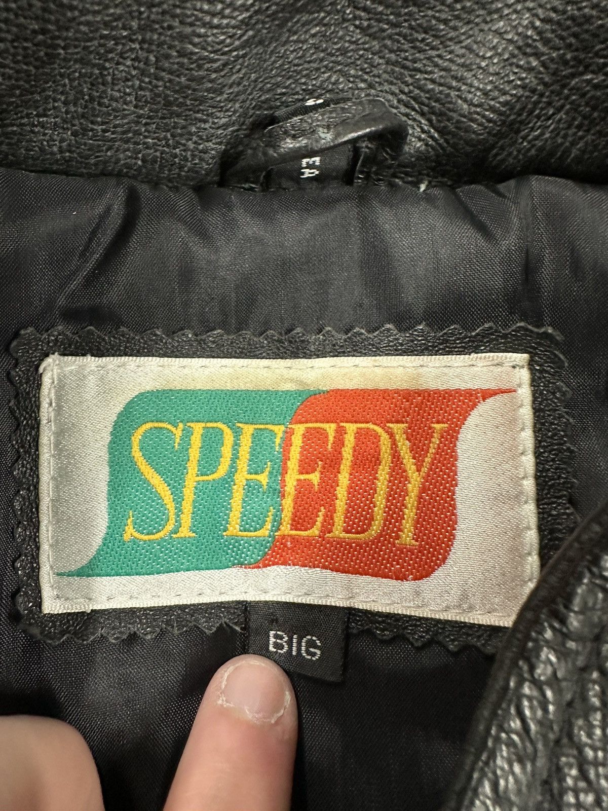 Vintage Vintage 90s Speedy Georgetown Hoyas Leather Chore Jacket Size US L / EU 52-54 / 3 - 15 Thumbnail