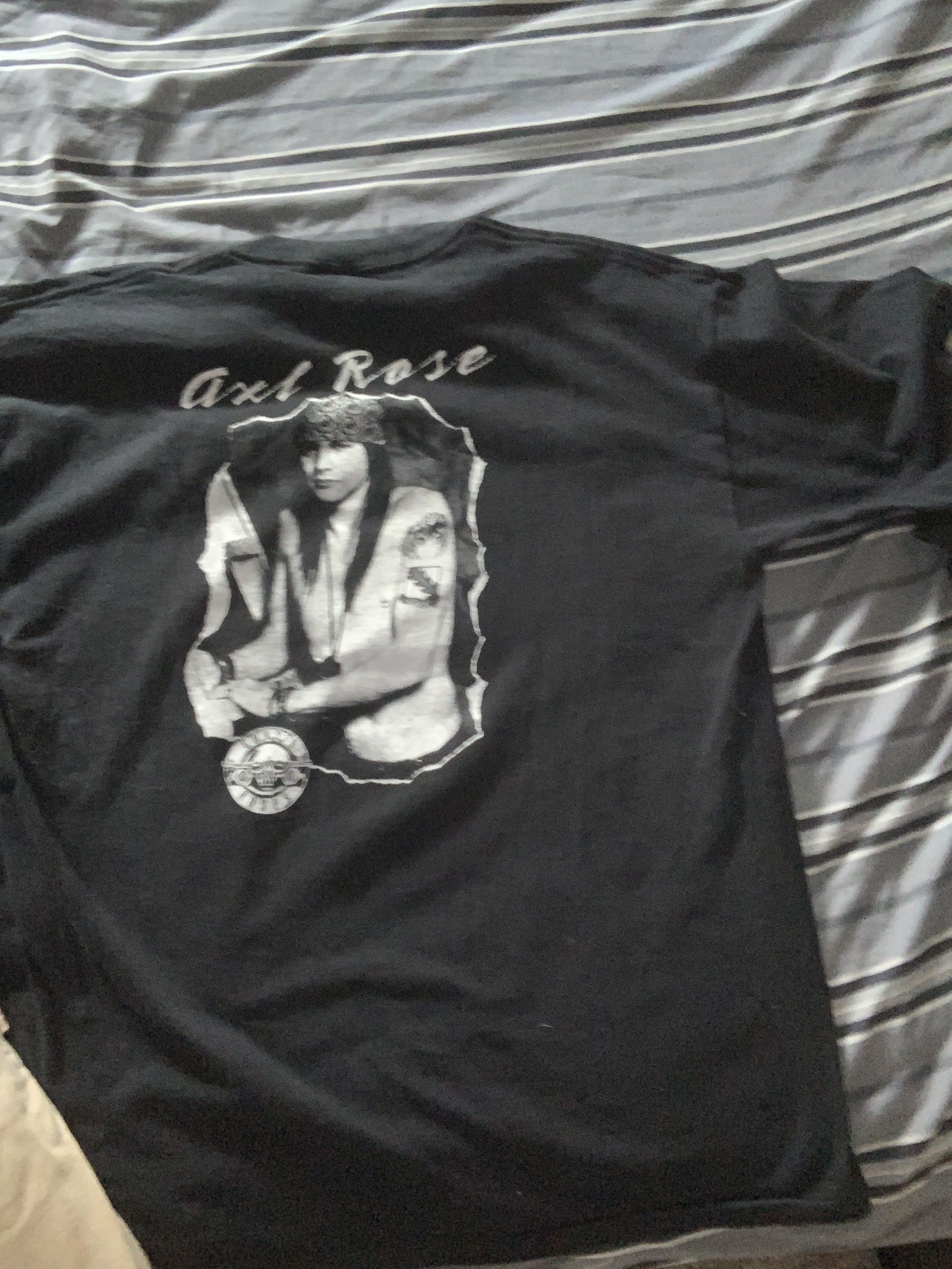 Vintage axl rose 90s promo shirt Size US XL / EU 56 / 4 - 2 Thumbnail