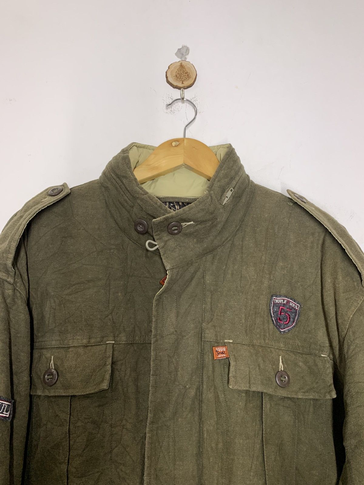 Ecko Unltd. × Fubu × Triple 5 Soul Vintage TRIPLE 5 Soul Military Puffer Parka Jacket Size US XL / EU 56 / 4 - 7 Thumbnail
