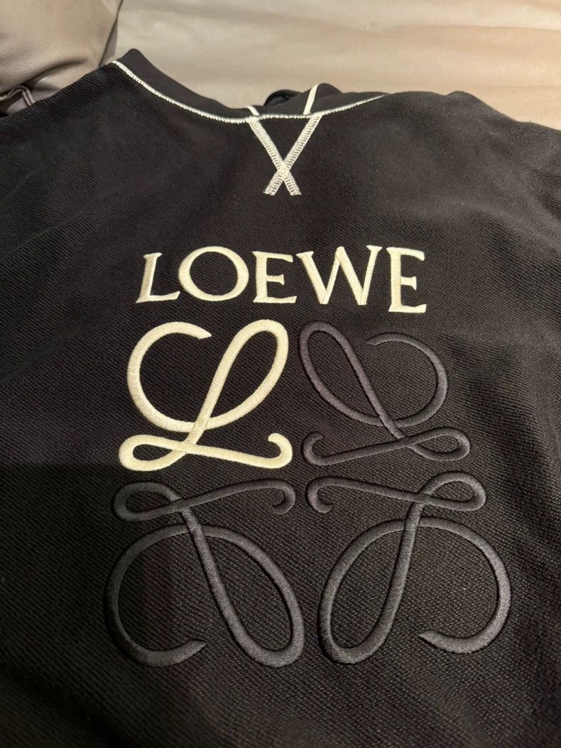 Loewe LOEWE Qiqiao cotton embroidered hooded pulley hoodie Size M / US 6-8 / IT 42-44 - 8 Thumbnail