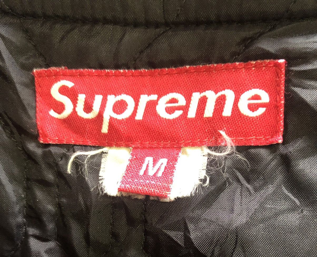 Supreme × Vintage Supreme Corduroy Embroidery Hoodie Varsity Jacket Size US M / EU 48-50 / 2 - 11 Thumbnail