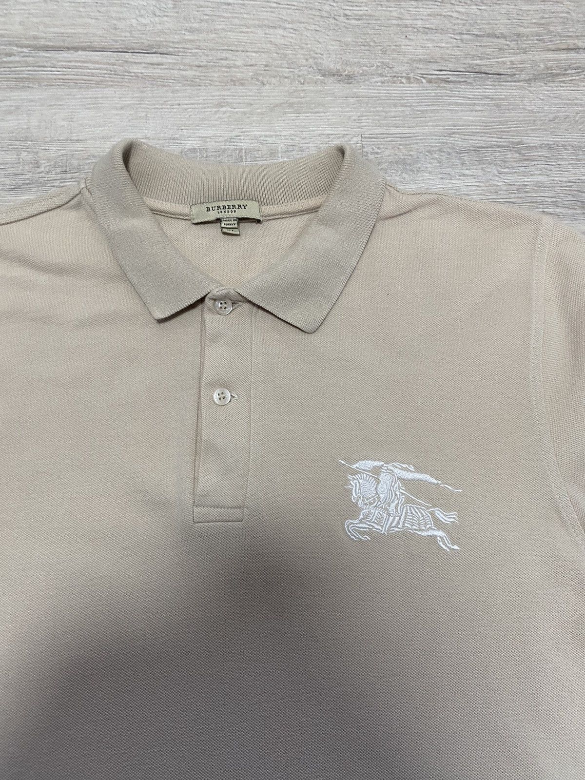 Burberry × Burberry Prorsum Rare Burberry Embroidery Logo Tee Shirt L Size XL / US 12-14 / IT 48-50 - 2 Thumbnail