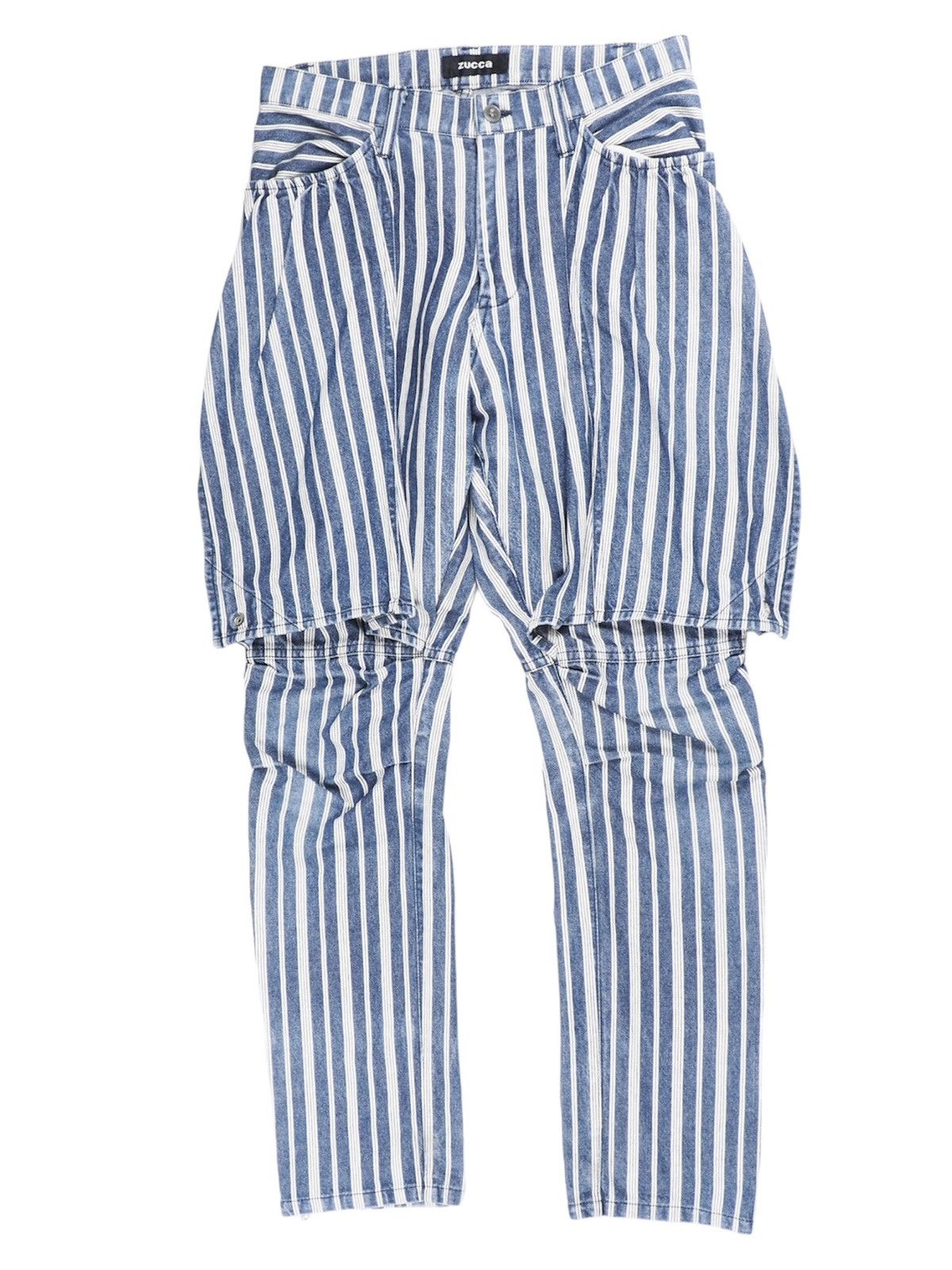 image of Cabane De Zucca Seditionaries Pants in Hickory Stripe, Women's (Size 28)