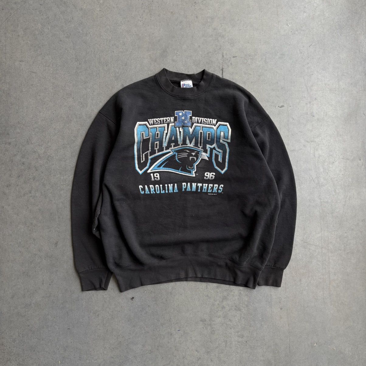 NFL × Vintage Vintage 1996 Carolina Panthers Championship Sweatshirt XXL Size US XXL / EU 58 / 5 - 8 Thumbnail