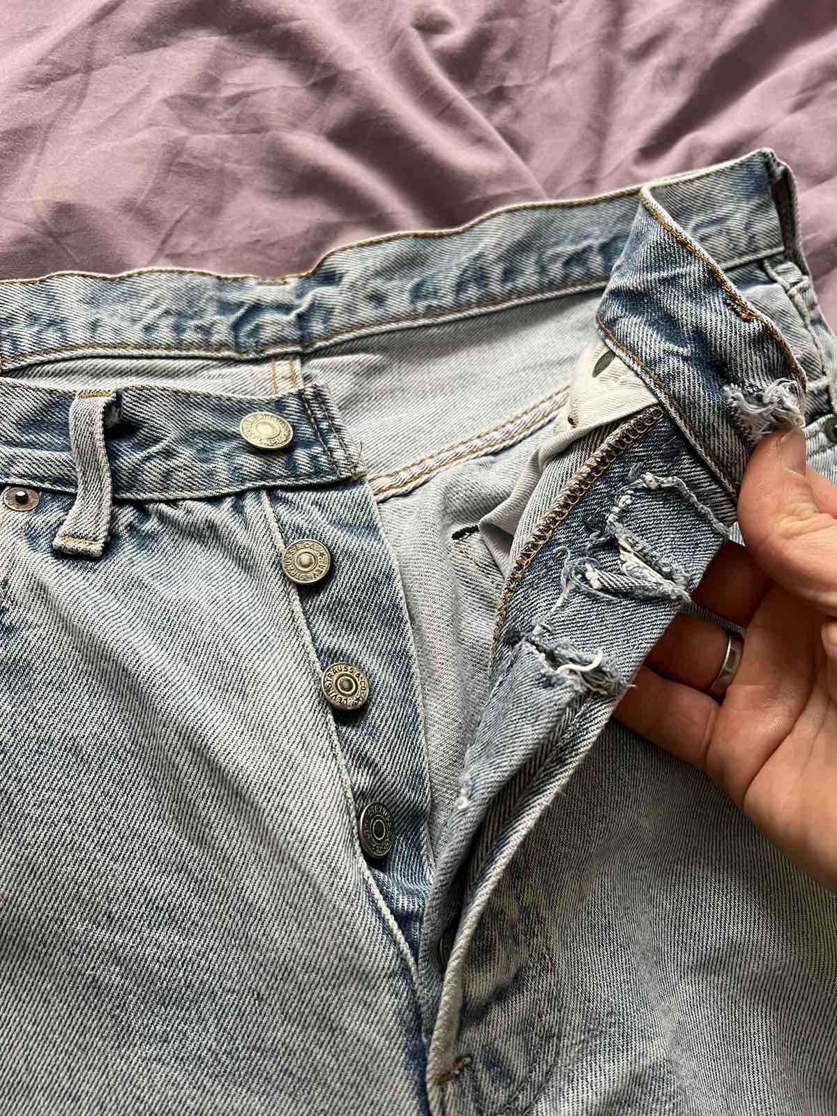 Levi's × Vintage Vintage 70s Levi's 501 Selvedge Stonewash Jeans Size US 33 - 4 Thumbnail