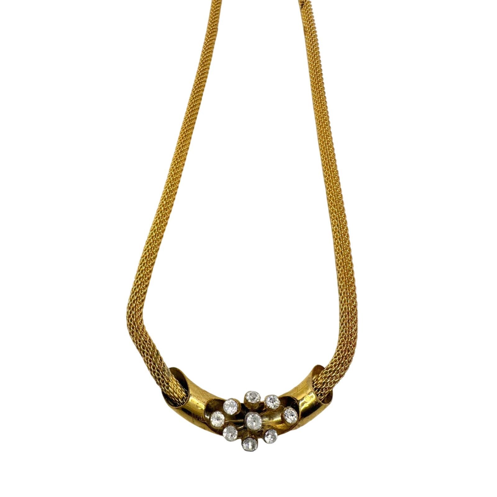 Givenchy Vintage Givenchy Mesh / Herringbone / Snake Necklace Size ONE SIZE - 4 Thumbnail