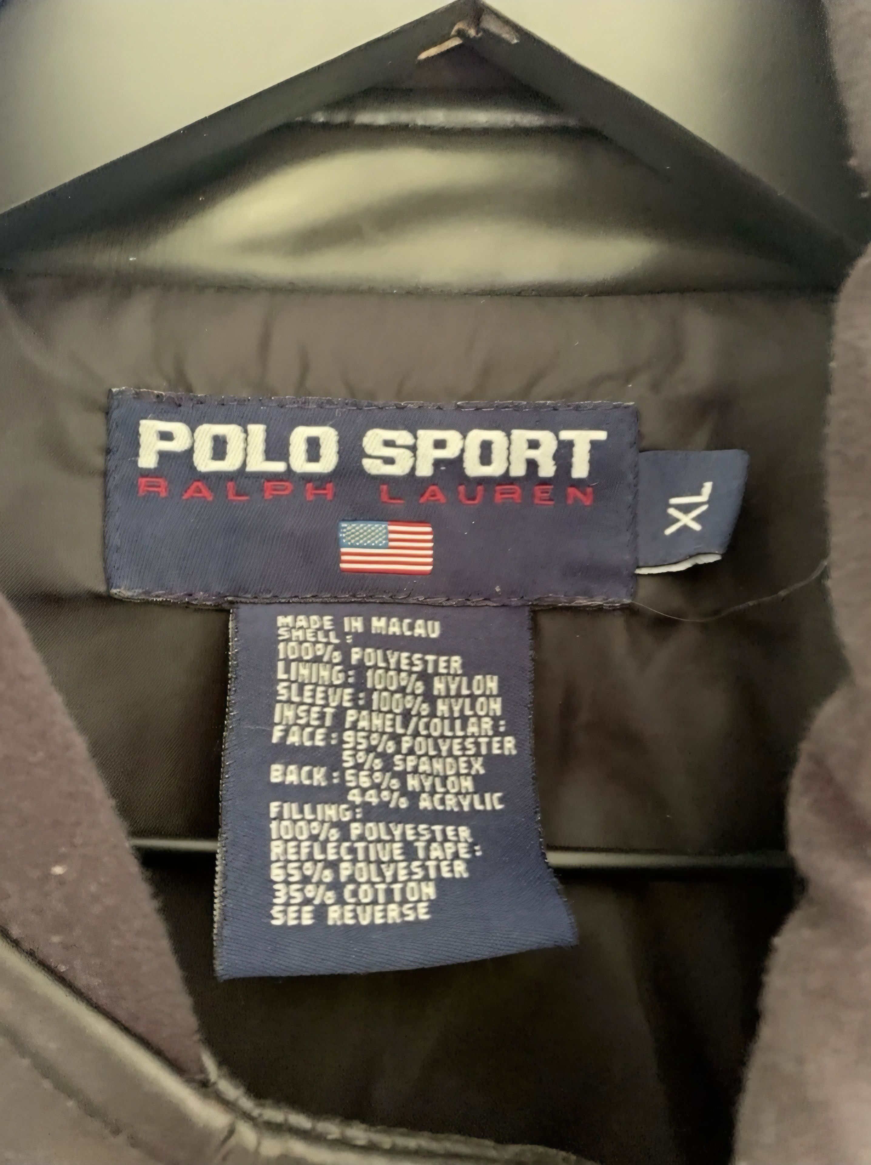 Rare Vintage Polo Sport motorcycle jacket ralph lauren
