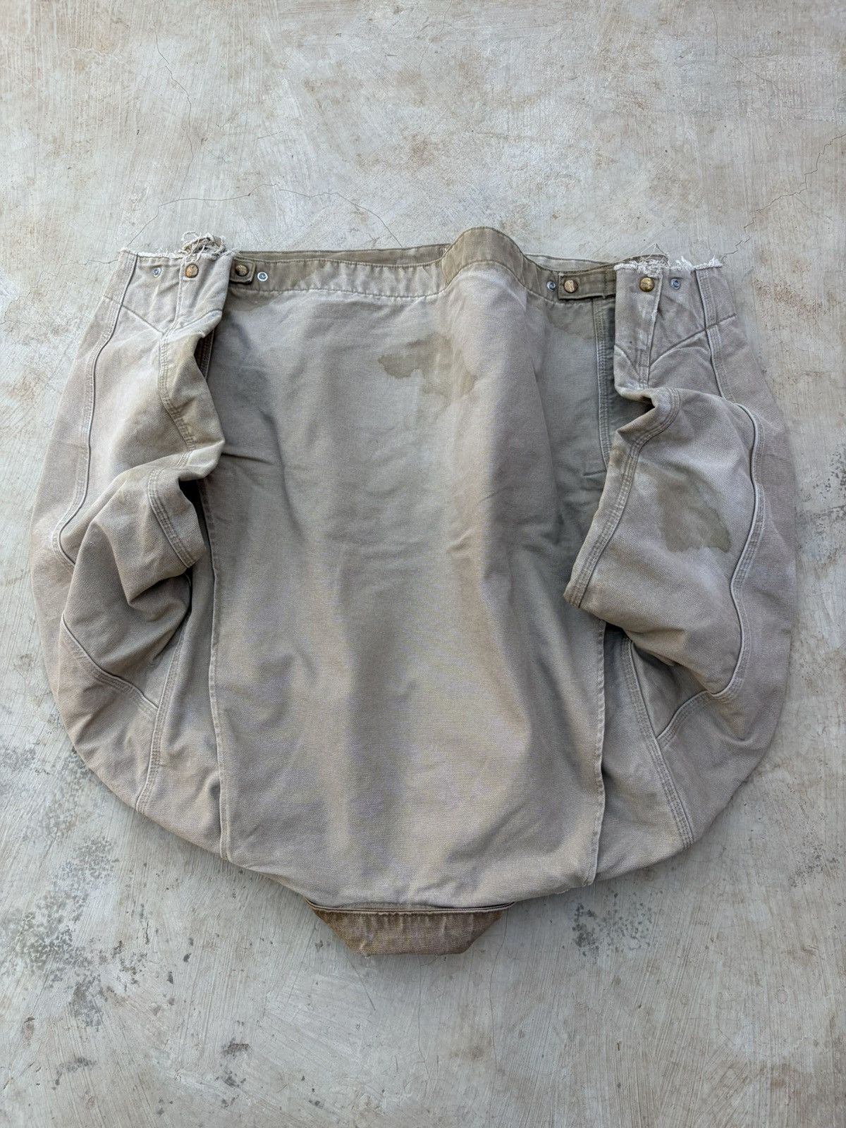 Carhartt Vintage 00s Sunfaded Carhartt Detroit Jacket J97 266 Size US XL / EU 56 / 4 - 9 Thumbnail
