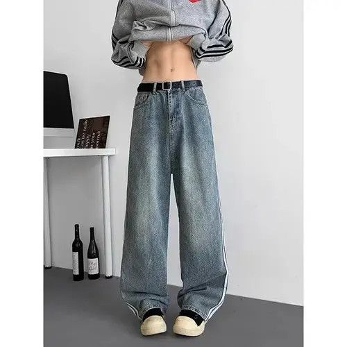 Jean Track Straight Leg Baggy Jeans Size US 32 / EU 48 - 3 Thumbnail