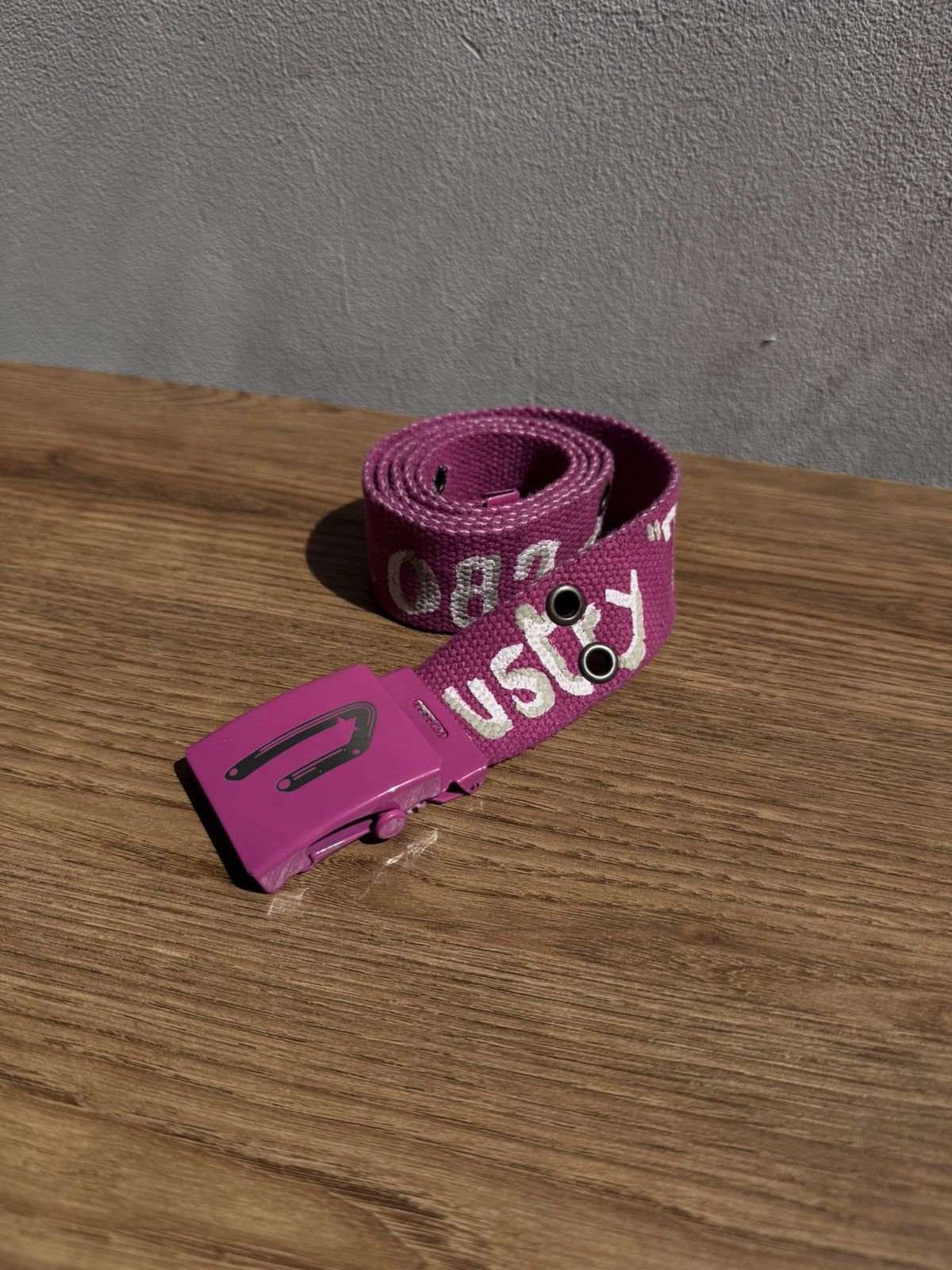 Diesel Diesel Industry 78 Pink Belt 100cm One Size Unisex Men Women Size ONE SIZE - 1 Thumbnail