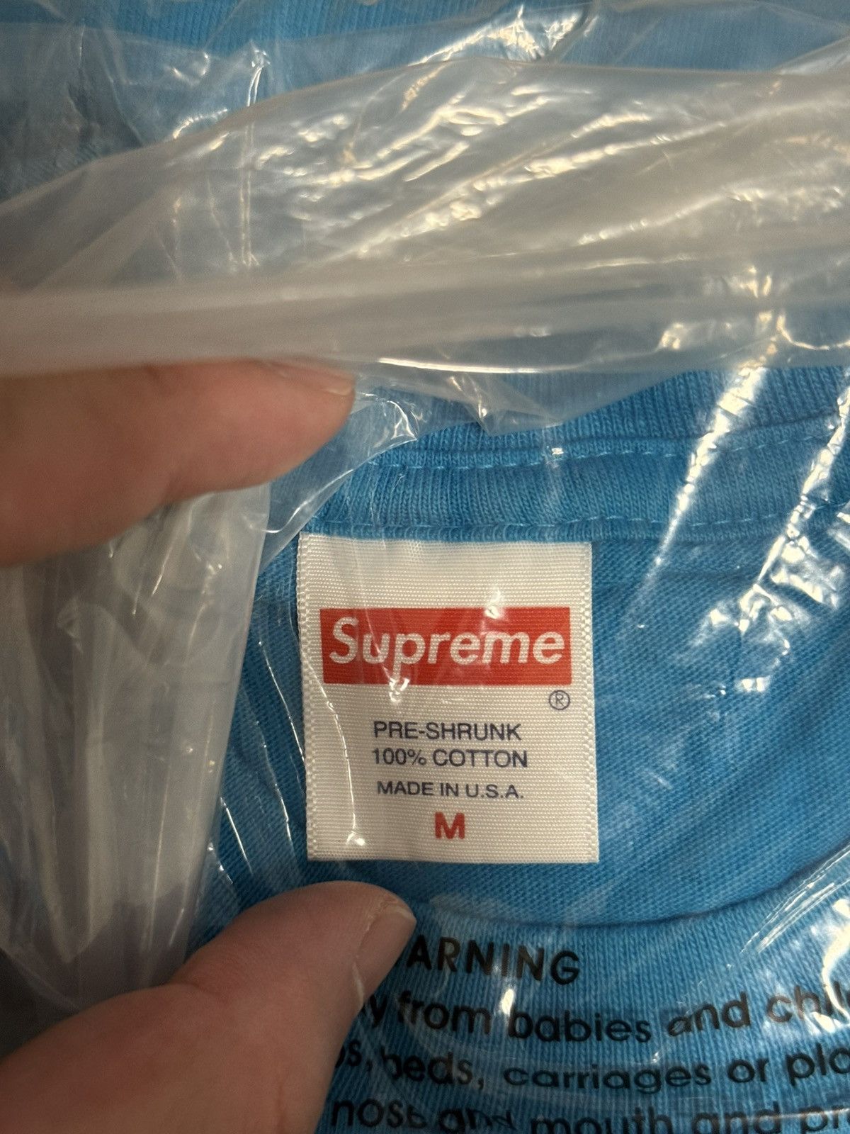 Supreme Supreme chicken dinner tee blue T-shirt Size US M / EU 48-50 / 2 - 3 Thumbnail